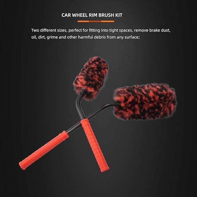 Juego de Cepillos de Limpieza para Ruedas SPTA 2 Piezas