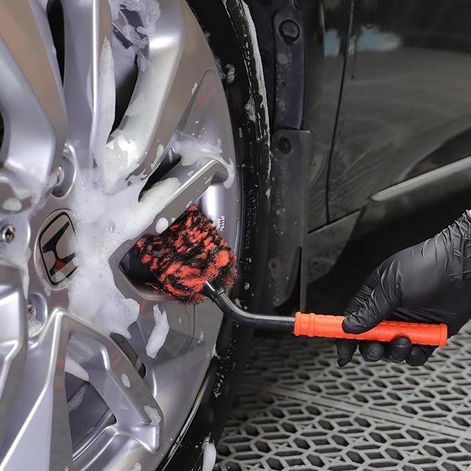 Juego de Cepillos de Limpieza para Ruedas SPTA 2 Piezas