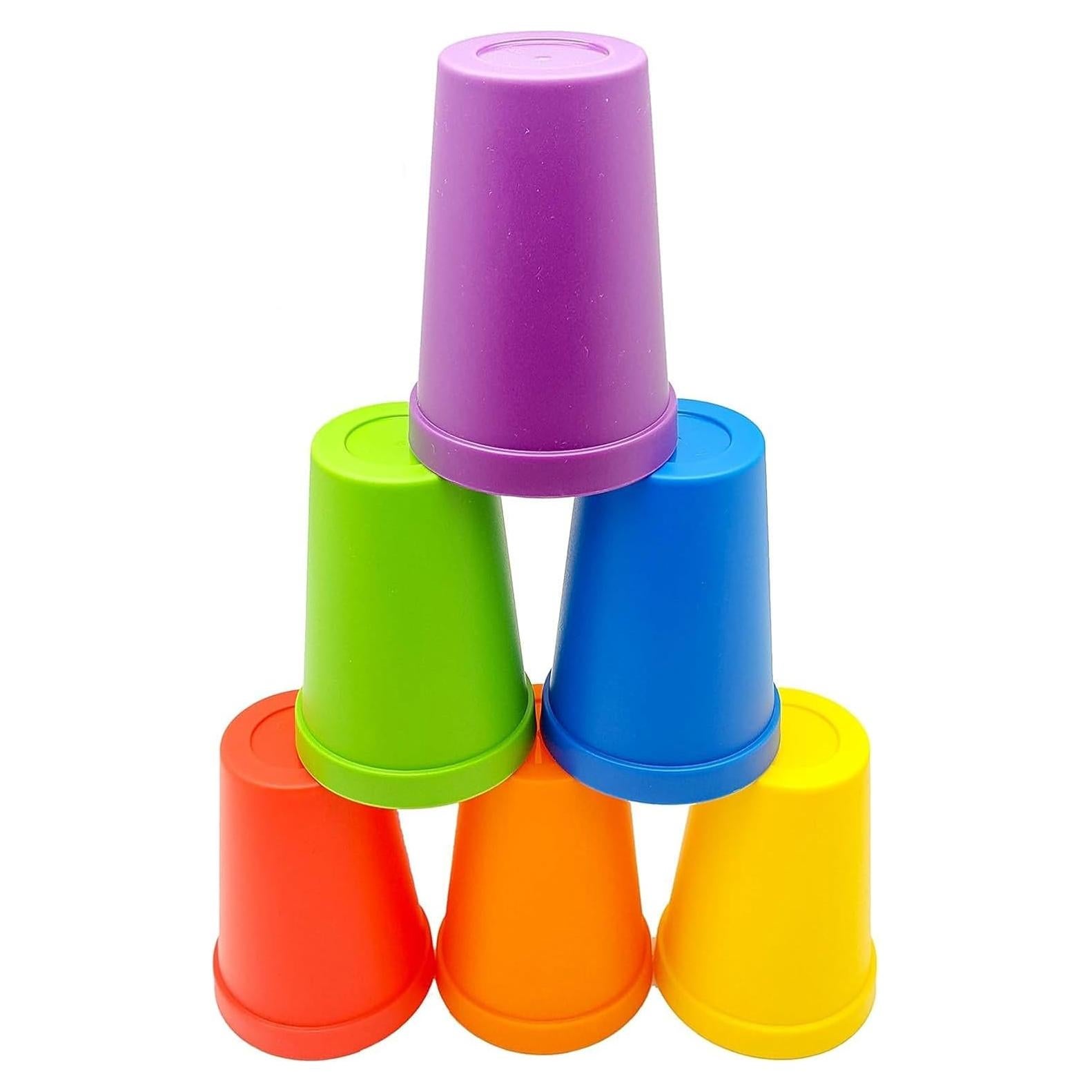 Juego de Tazas Apilables Skoolzy - 6 Piezas Educativas