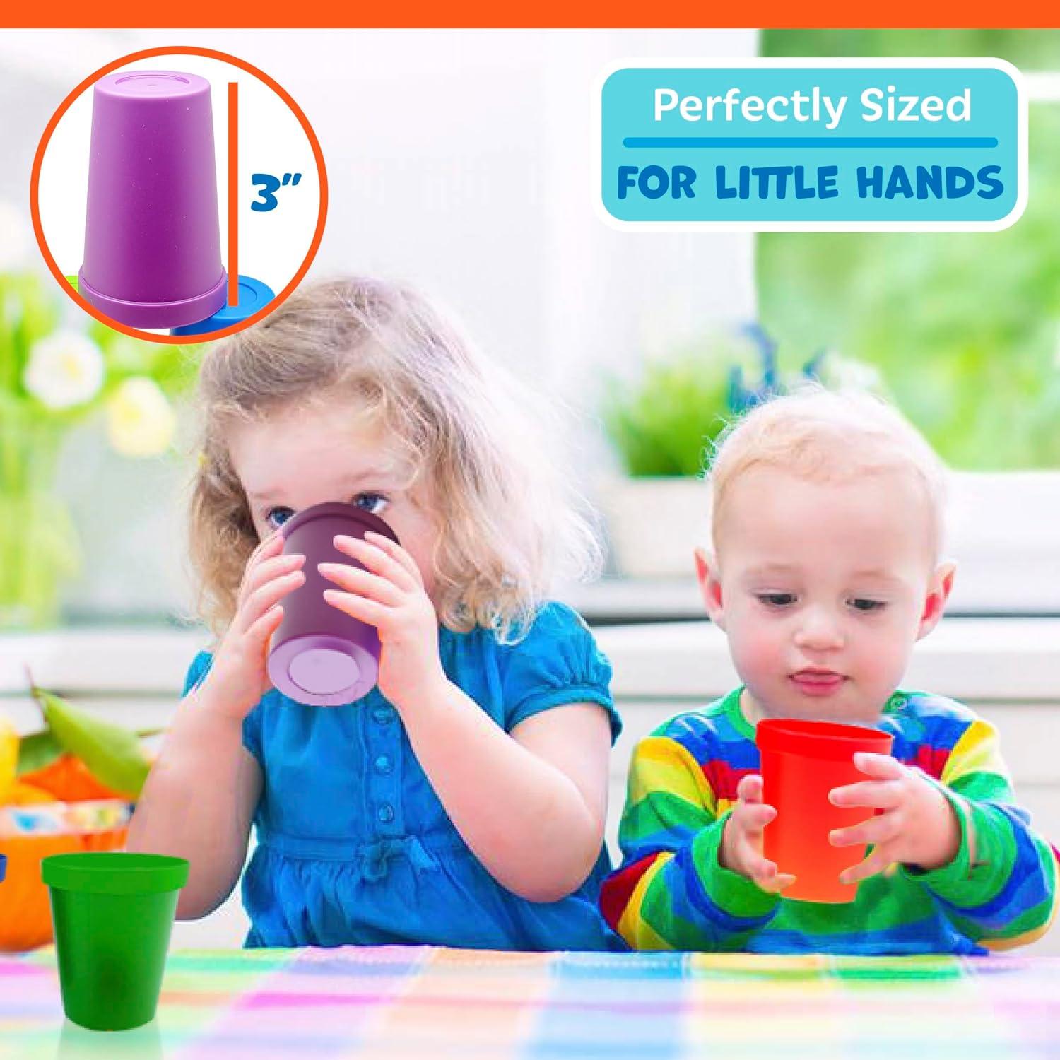 Juego de Tazas Apilables Skoolzy - 6 Piezas Educativas