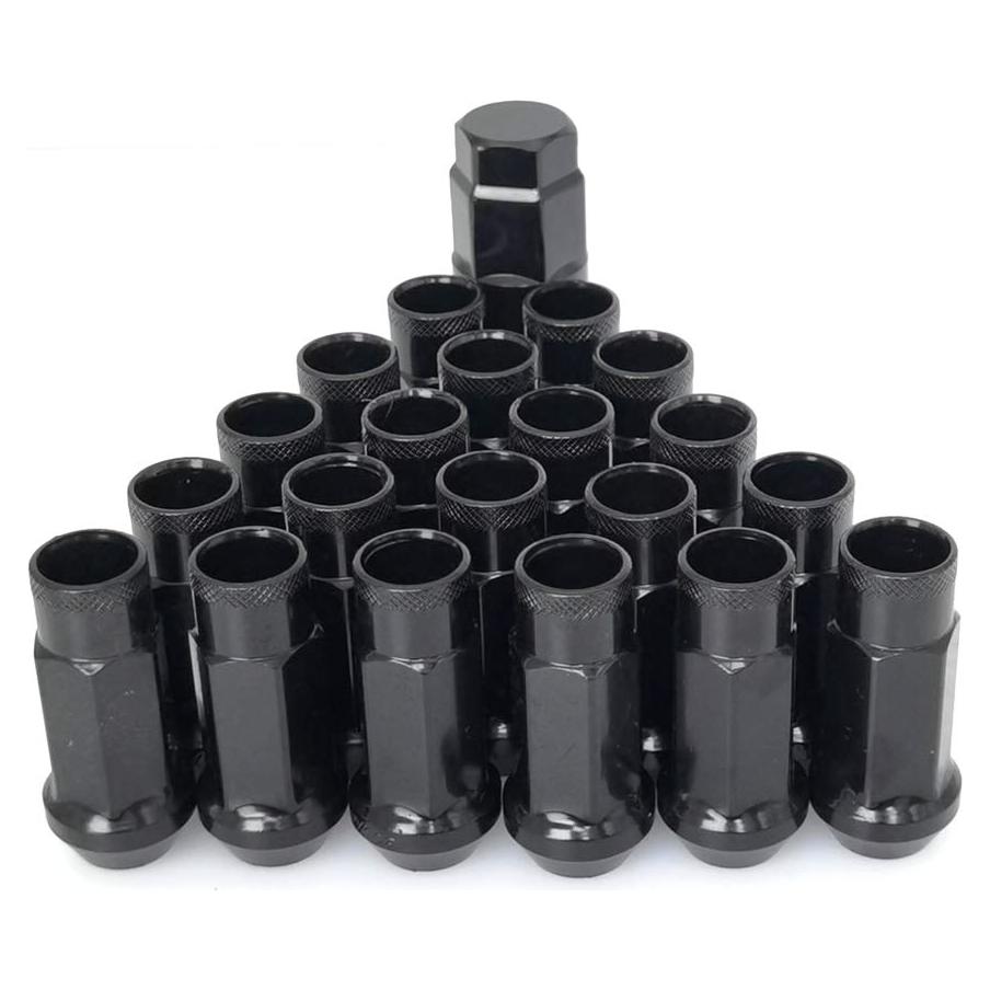 Tuercas de rueda M12x1.25 SOROPARTS, 22 piezas, negro