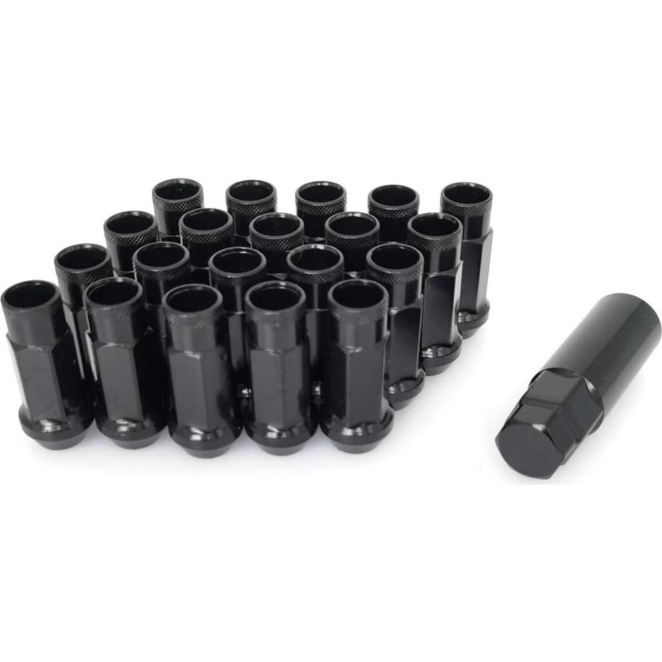 Tuercas de rueda M12x1.25 SOROPARTS, 22 piezas, negro