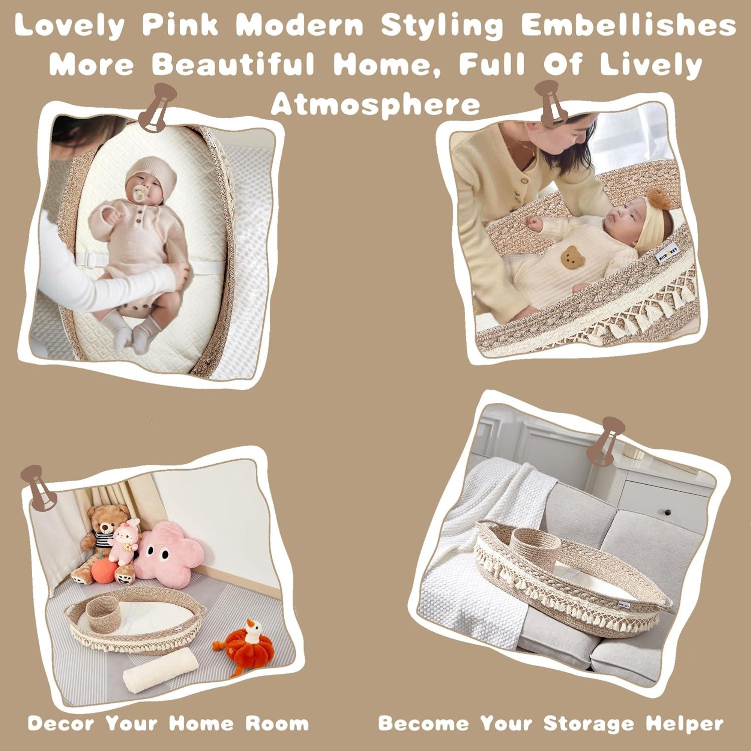 Cesta para Cambiar Bebés Nurcret Plegable 75x41x15 cm Marrón