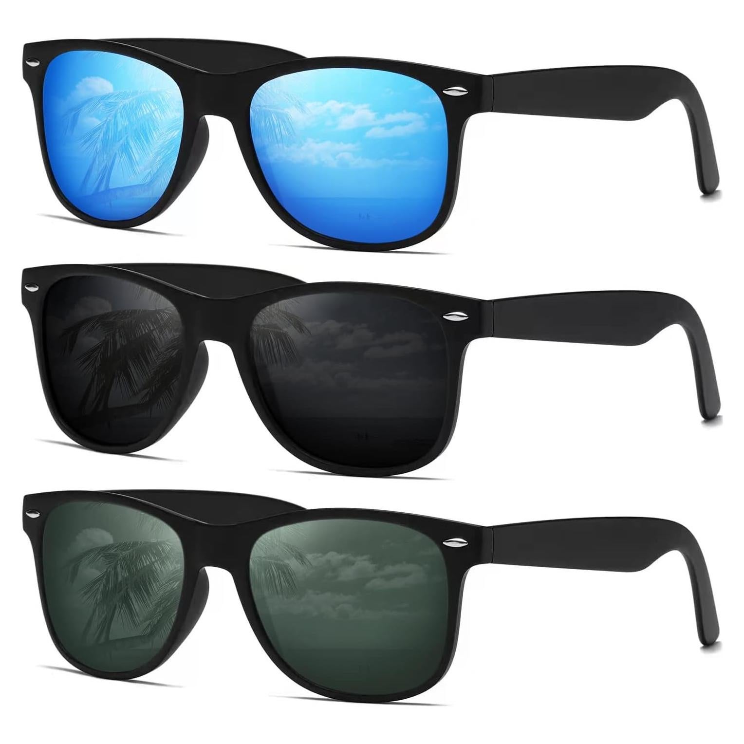 Gafas de sol polarizadas DEMIKOS unisex UV400 espejo 53mm