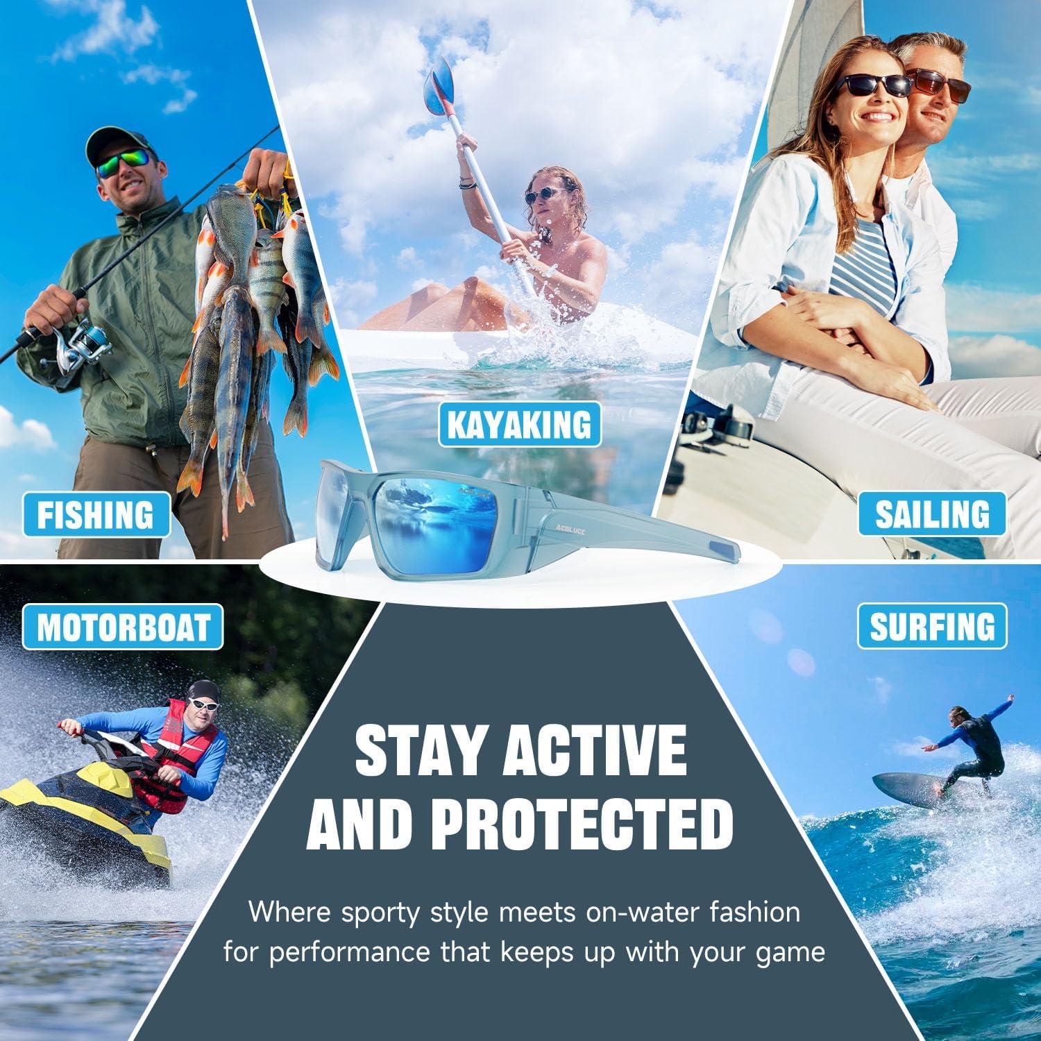 Gafas de Sol Polarizadas Flotantes TR90 para Hombres y Mujeres