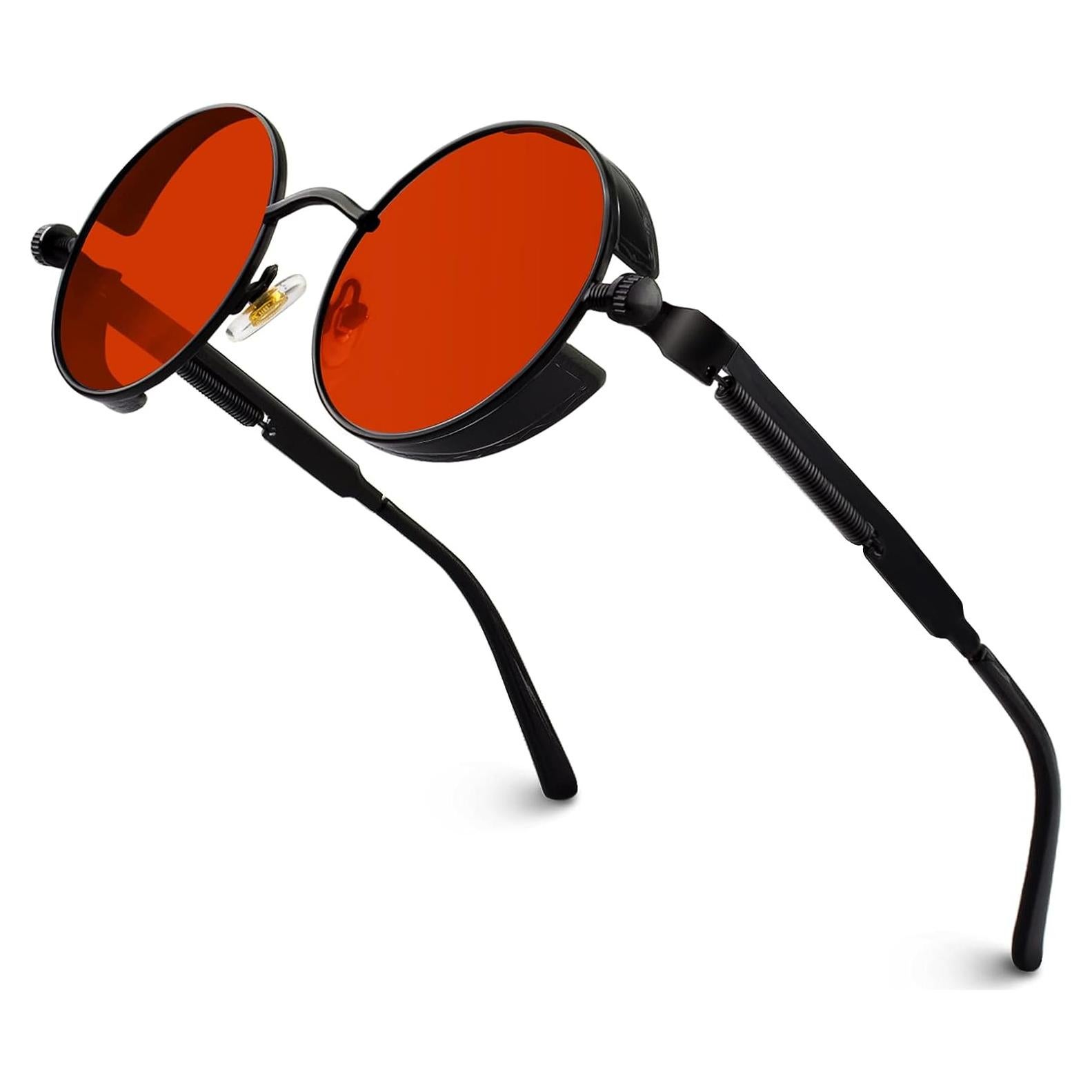 Gafas de Sol GQUEEN Steampunk Polarizadas Metal UV400