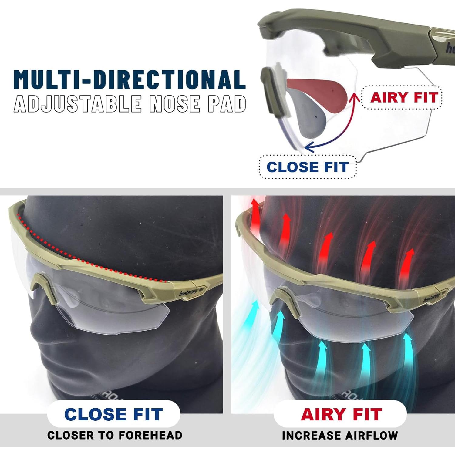 Gafas de Seguridad Antivaho HTS HUNTERSKY para Deportes Unisex