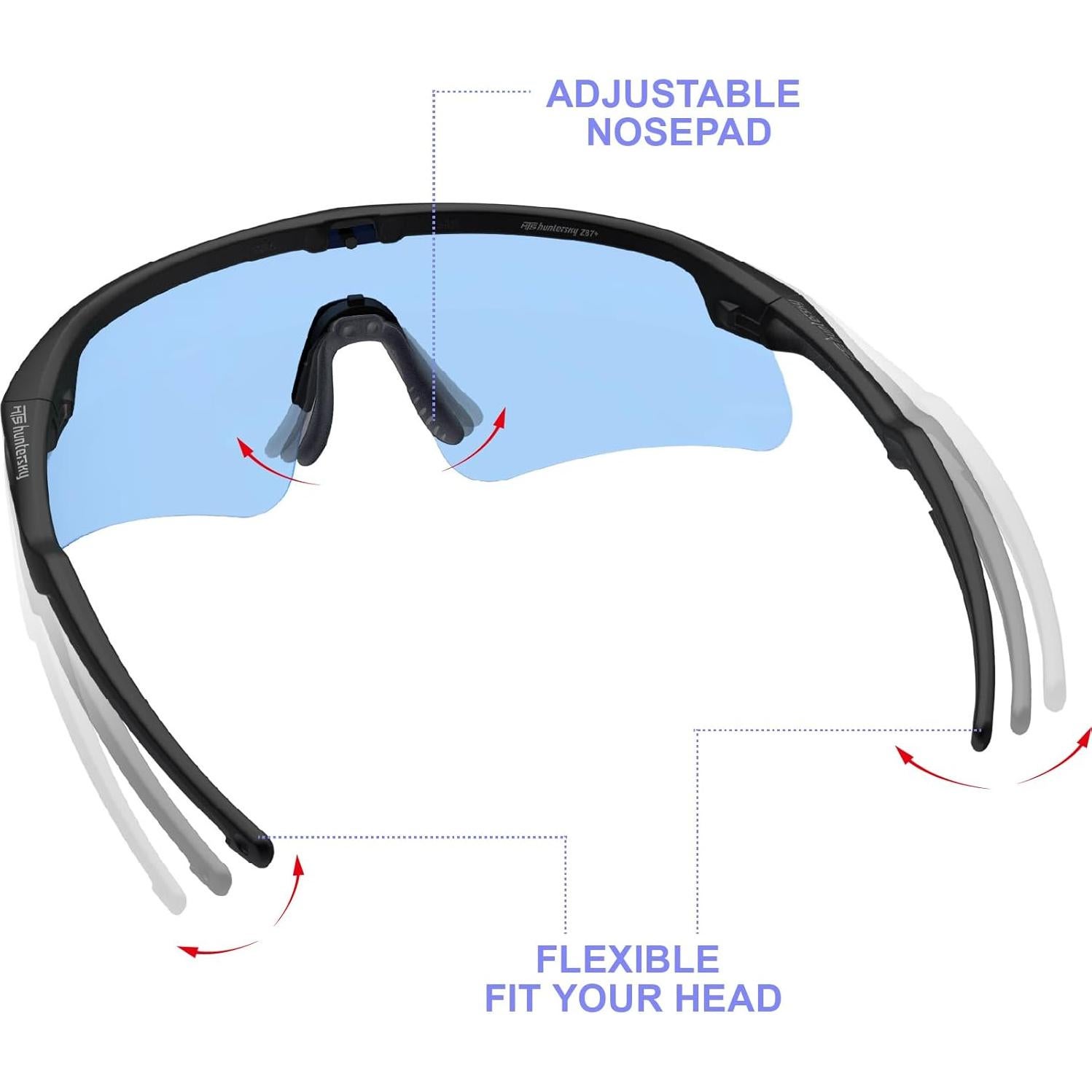 Gafas de Seguridad Antivaho HTS HUNTERSKY para Deportes Unisex