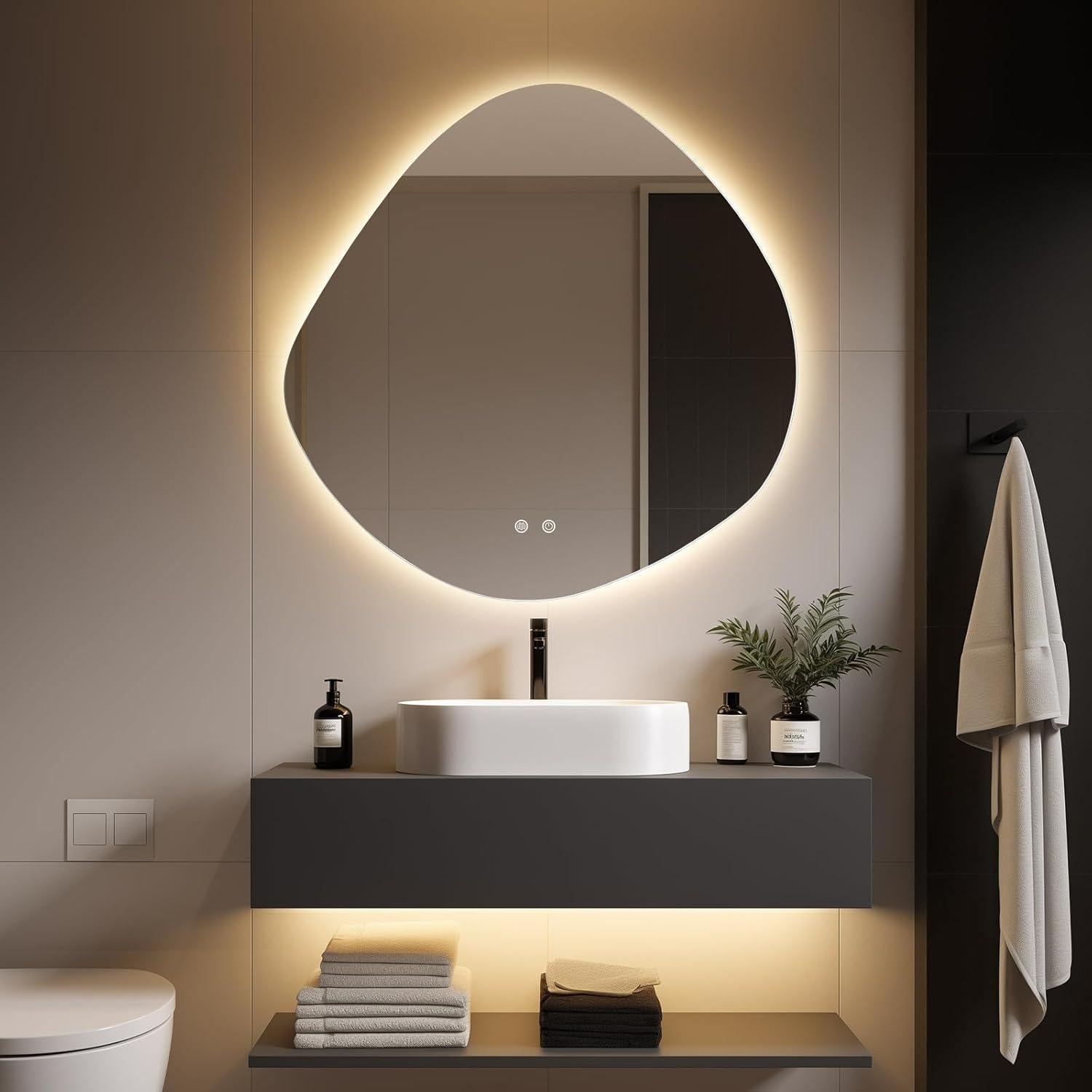 Espejo de Baño LED WallBeyond 76.2x76.2cm Anti-vaho