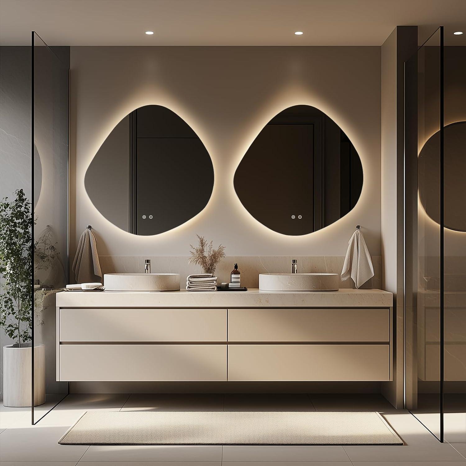 Espejo de Baño LED WallBeyond 76.2x76.2cm Anti-vaho