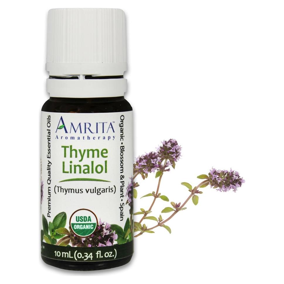 Aceite Esencial de Tomillo Orgánico Amrita 10ML Puro Terapéutico