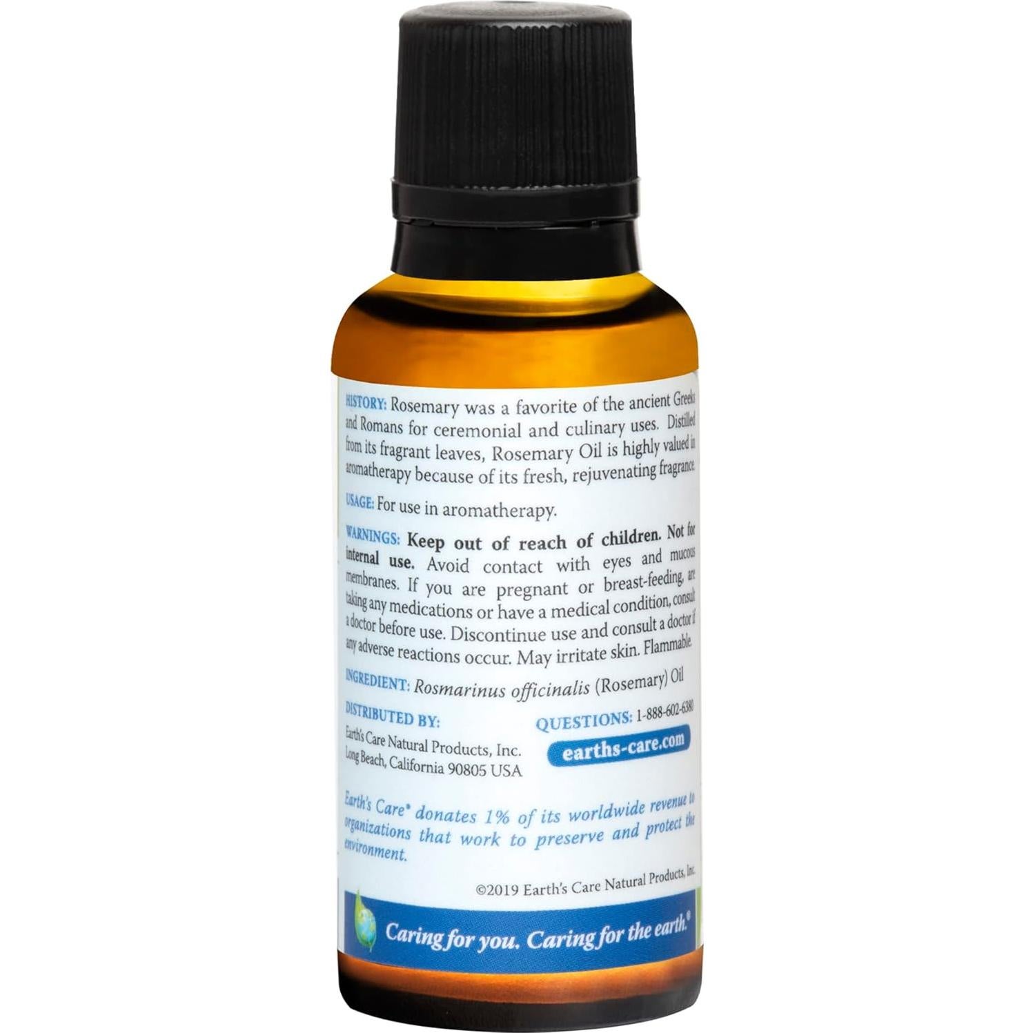 Aceite Esencial de Romero Puro Earth's Care 29.57 ml