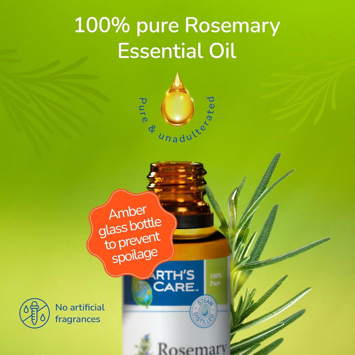 Aceite Esencial de Romero Puro Earth's Care 29.57 ml