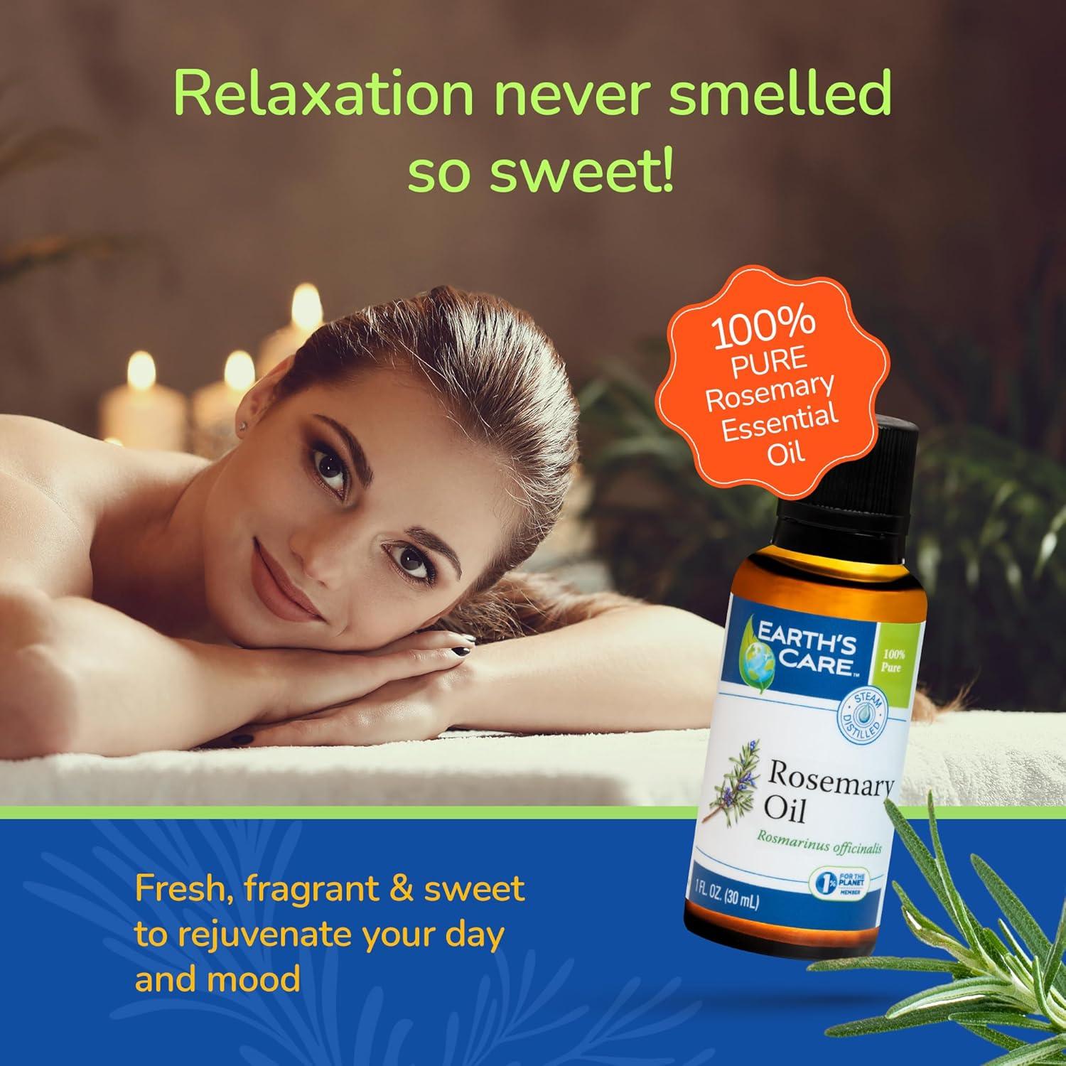 Aceite Esencial de Romero Puro Earth's Care 29.57 ml