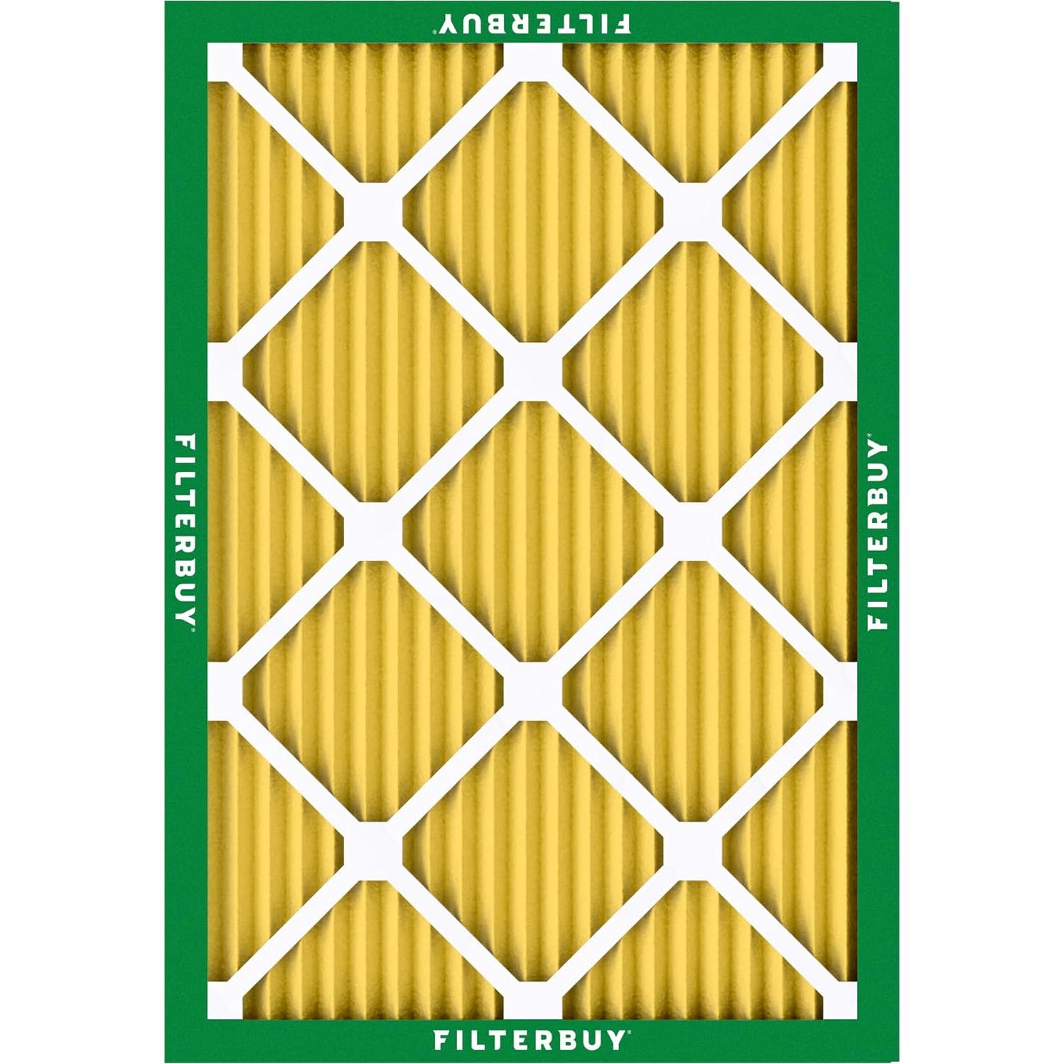 Filtro de aire Filterbuy 8x14x1 MERV 11 - Paquete de 6