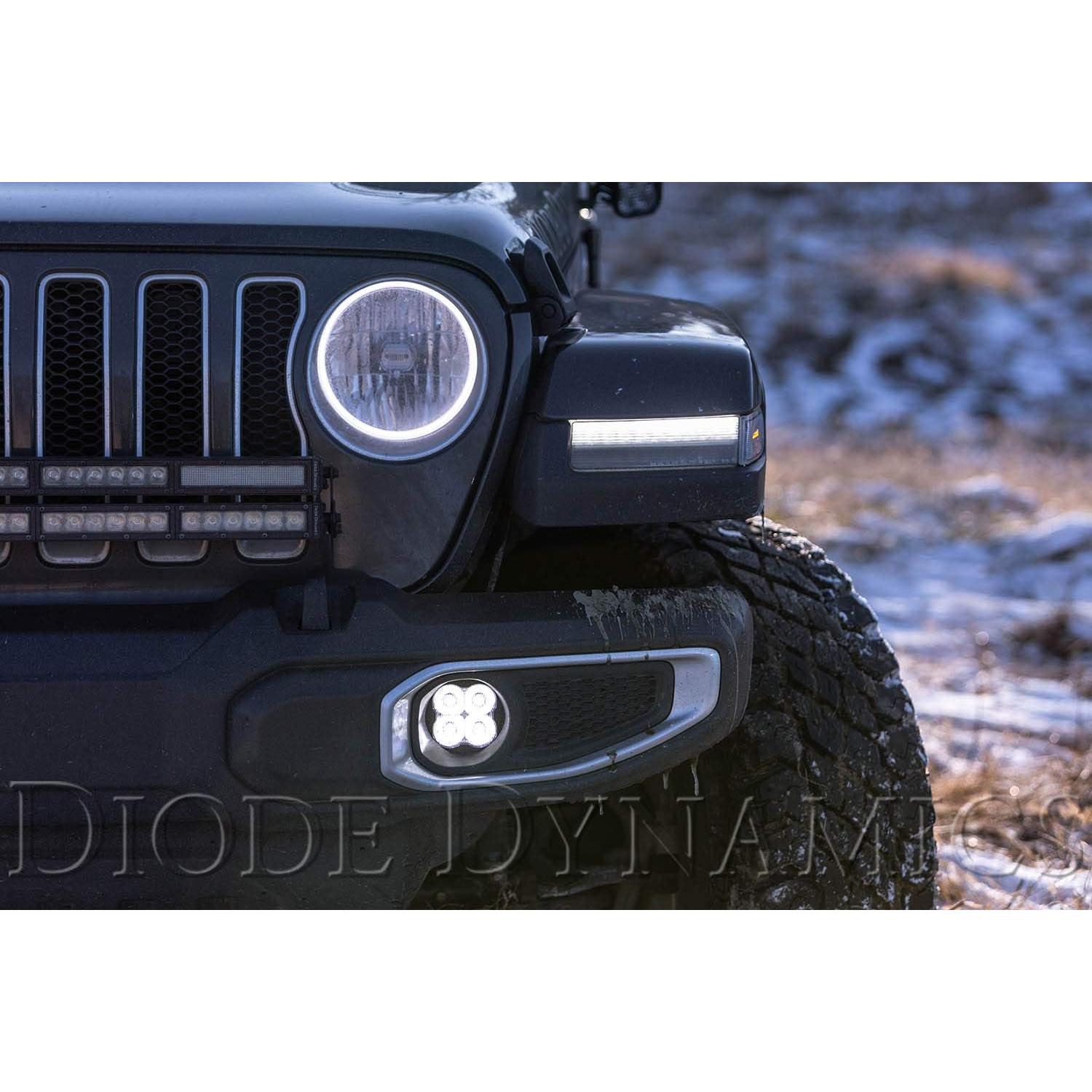 Kit de luces antiniebla LED Diode Dynamics para Jeep JL 2018-2025