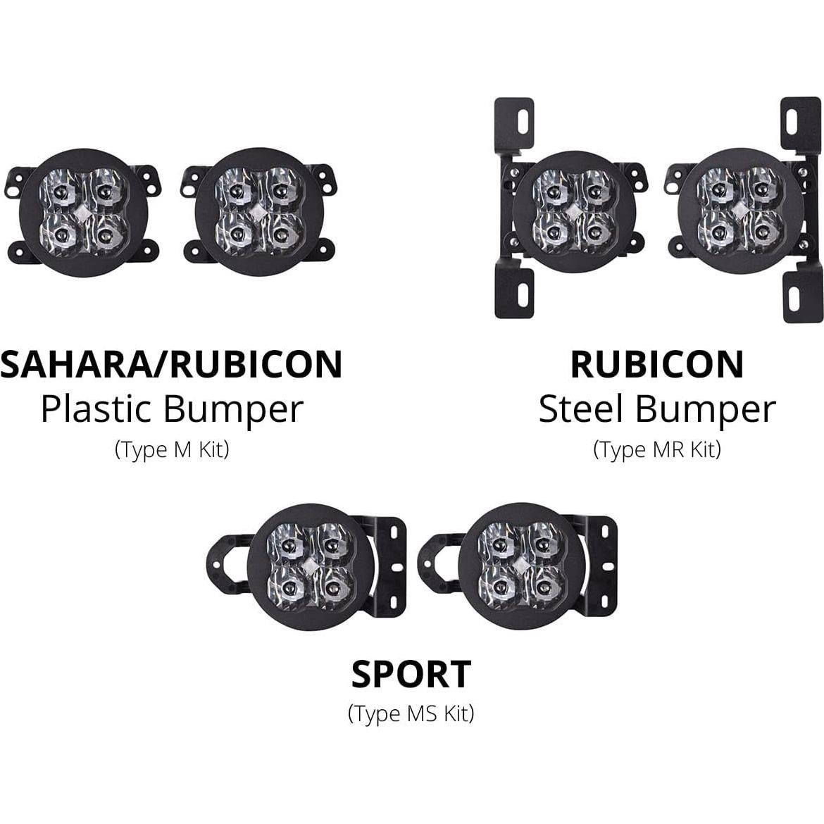 Kit de luces antiniebla LED Diode Dynamics para Jeep JL 2018-2025