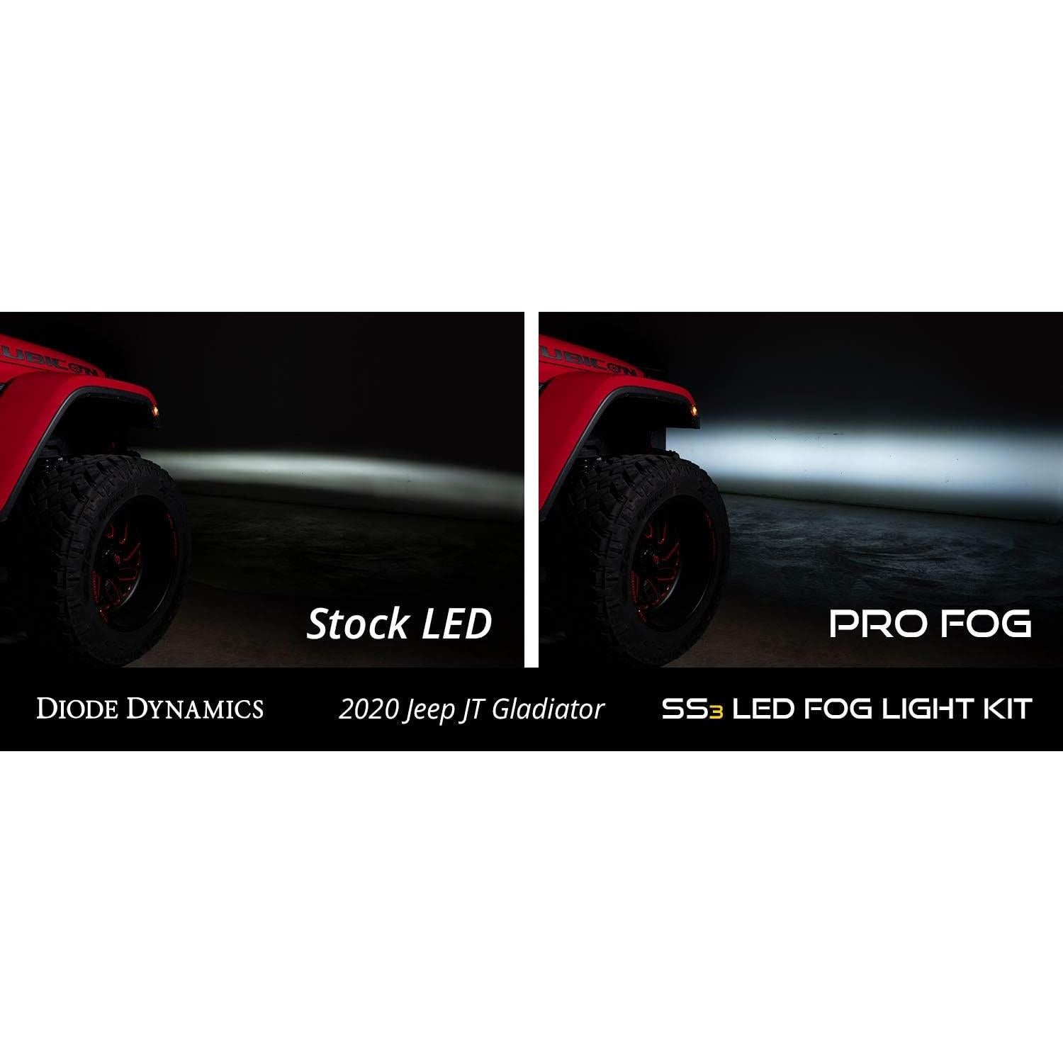 Kit de luces antiniebla LED Diode Dynamics para Jeep JL 2018-2025