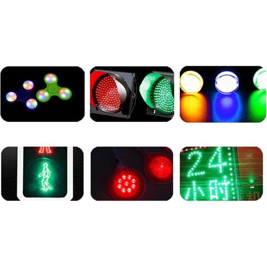 Kit 35 LEDs 12V Pre Cableados 1.8mm Vrabocry 7 Colores