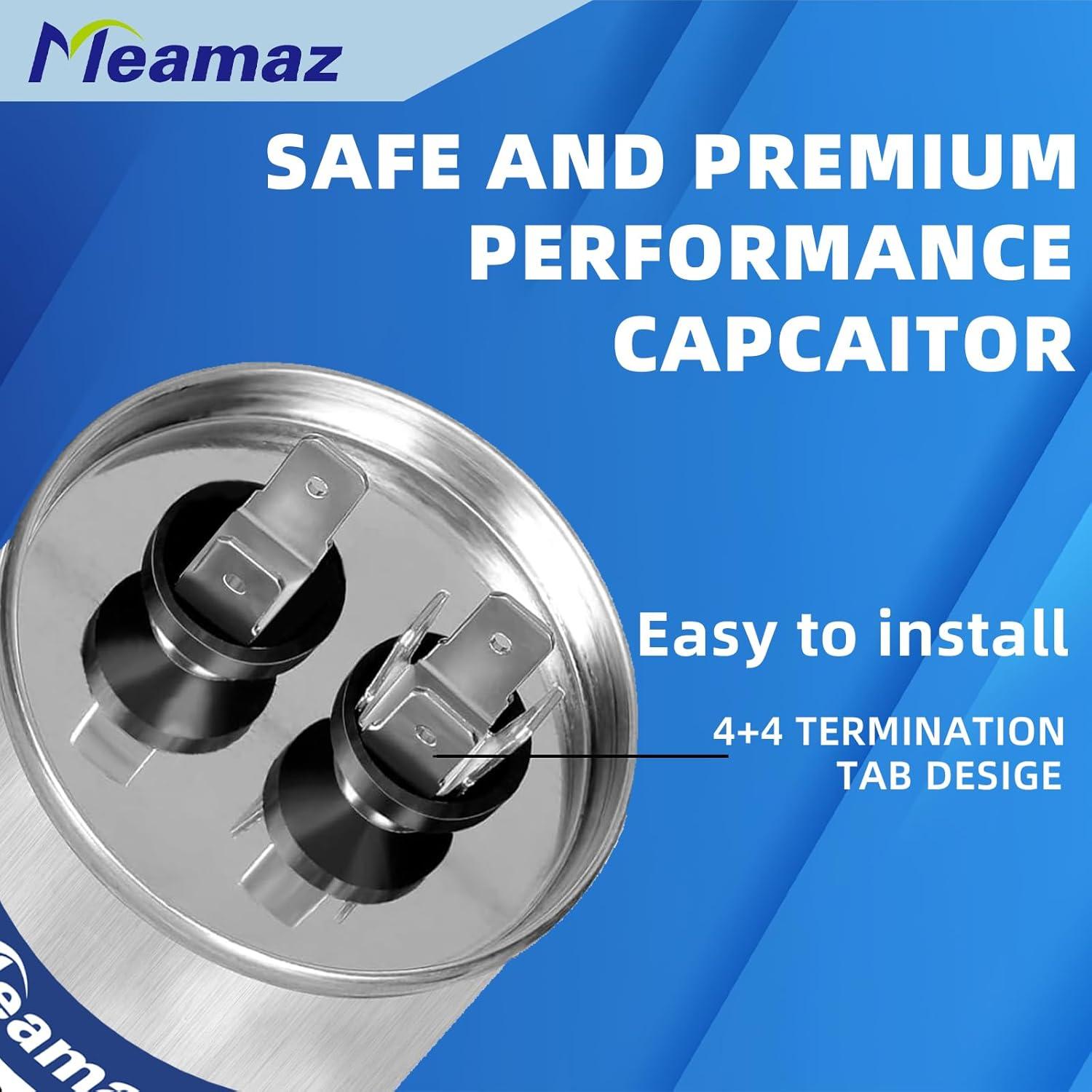 Capacitor CBB65 Meamaz 30uF ±6% 370V/440V Redondo 5cm