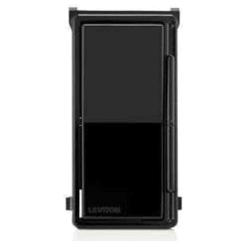 Placa Frontal de Interruptor Leviton Decora Negro DSKIT-NE