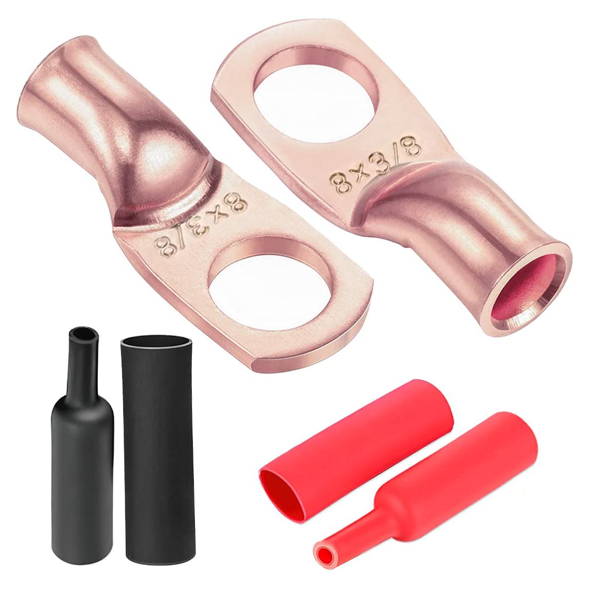 Conectores de Terminal de Batería Paoicole 8 AWG 15 Piezas