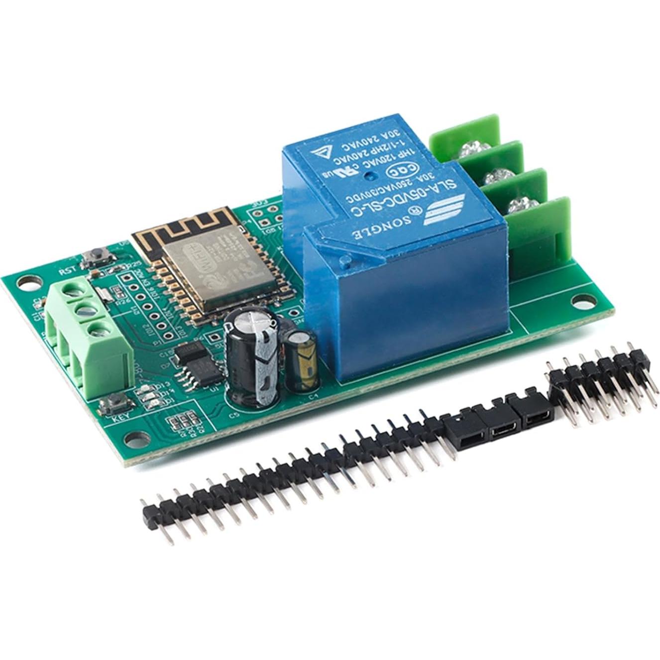 Módulo Relé 30A 5V JESSINIE ESP8266 1 Canal para IoT