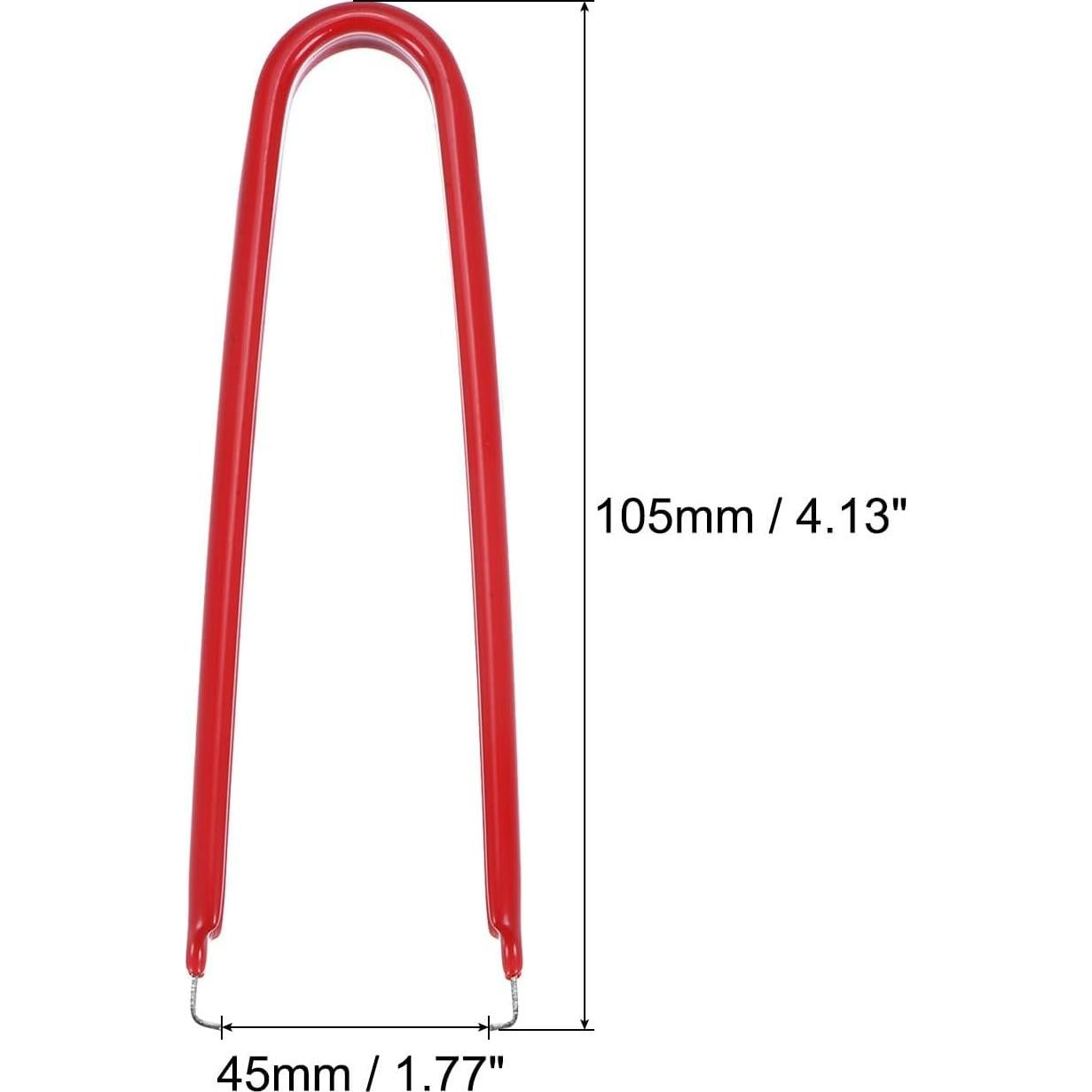 Extractor de Chips IC uxcell Acero Inoxidable Mango Rojo