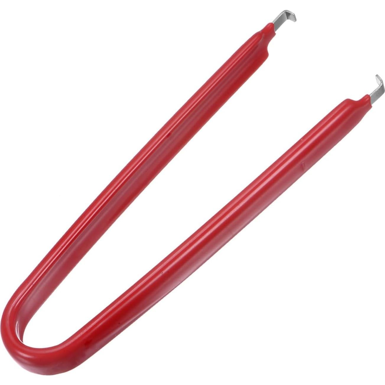 Extractor de Chips IC uxcell Acero Inoxidable Mango Rojo