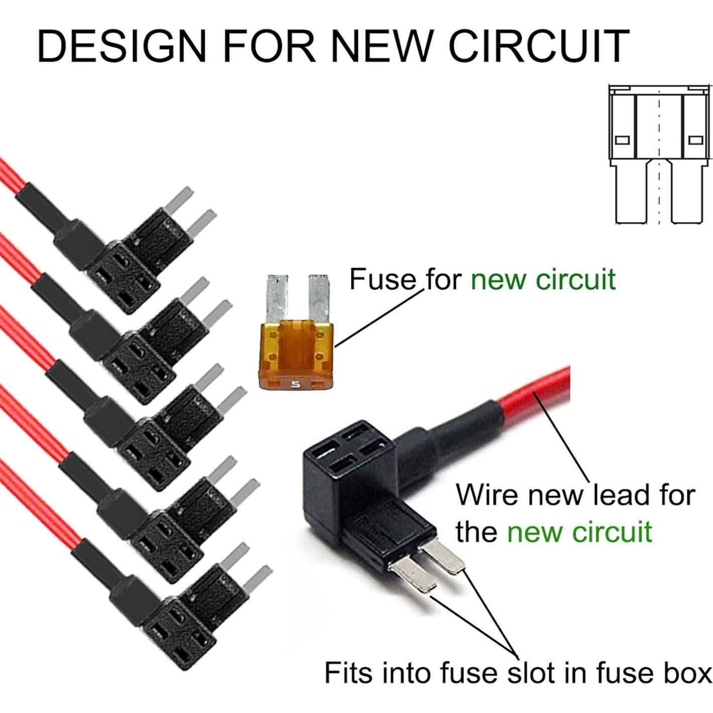 Kit Adaptador Fusible MuHize Micro2 - 10 Fusibles 5A Incluidos