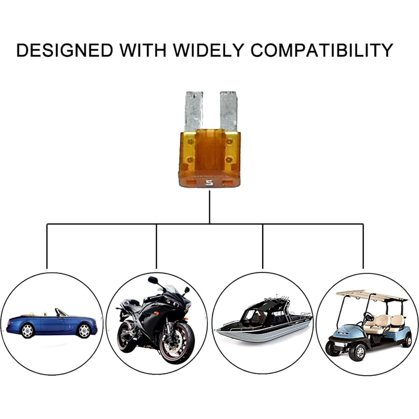 Kit Adaptador Fusible MuHize Micro2 - 10 Fusibles 5A Incluidos