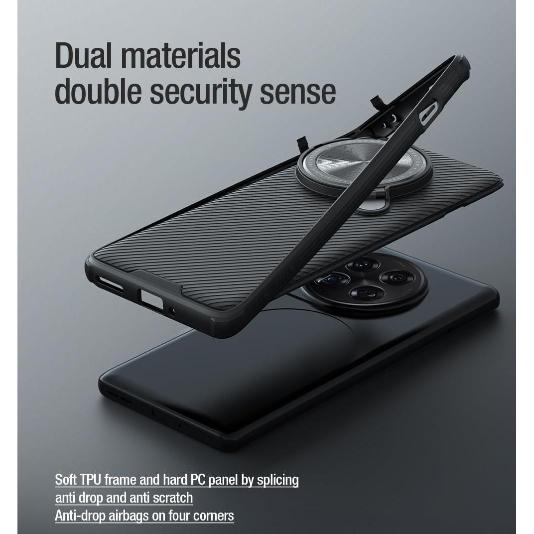 Funda Magnética Nillkin para OnePlus 12 con Soporte de Cámara