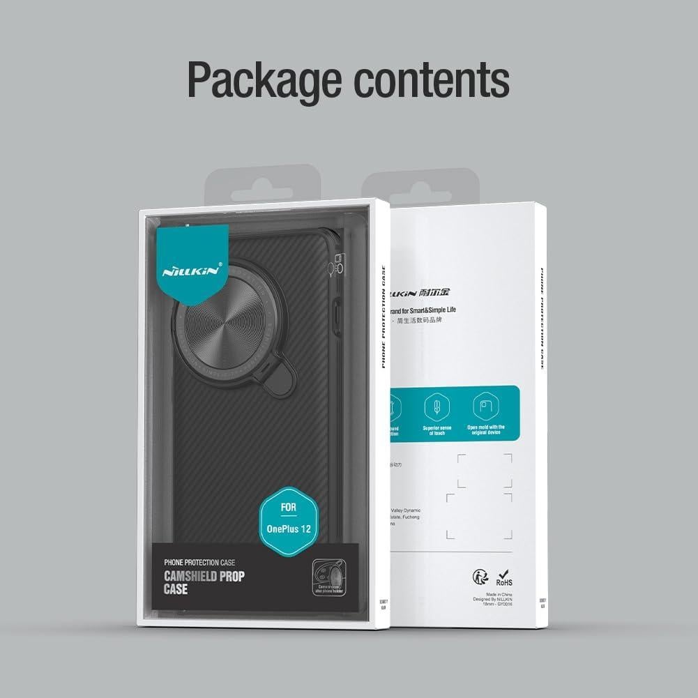 Funda Magnética Nillkin para OnePlus 12 con Soporte de Cámara