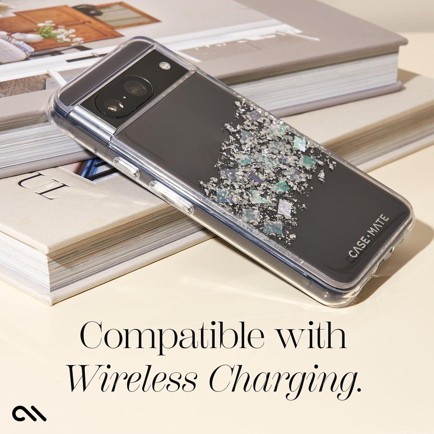 Funda Case-Mate para Google Pixel 8 - Toque de Perla, 15.7 cm