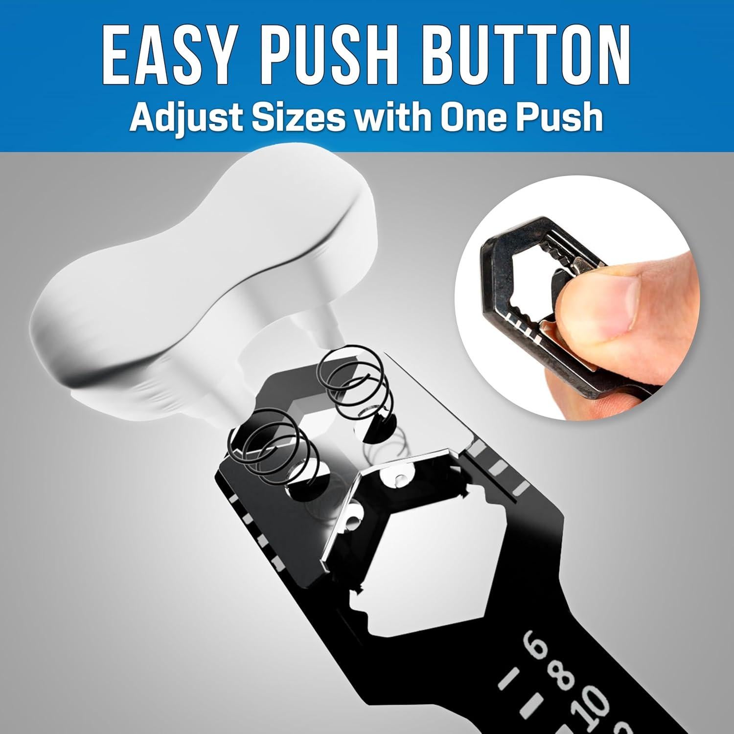 Llave Hexagonal Ajustable Jonard AHW-600 14-en-1 6-13mm