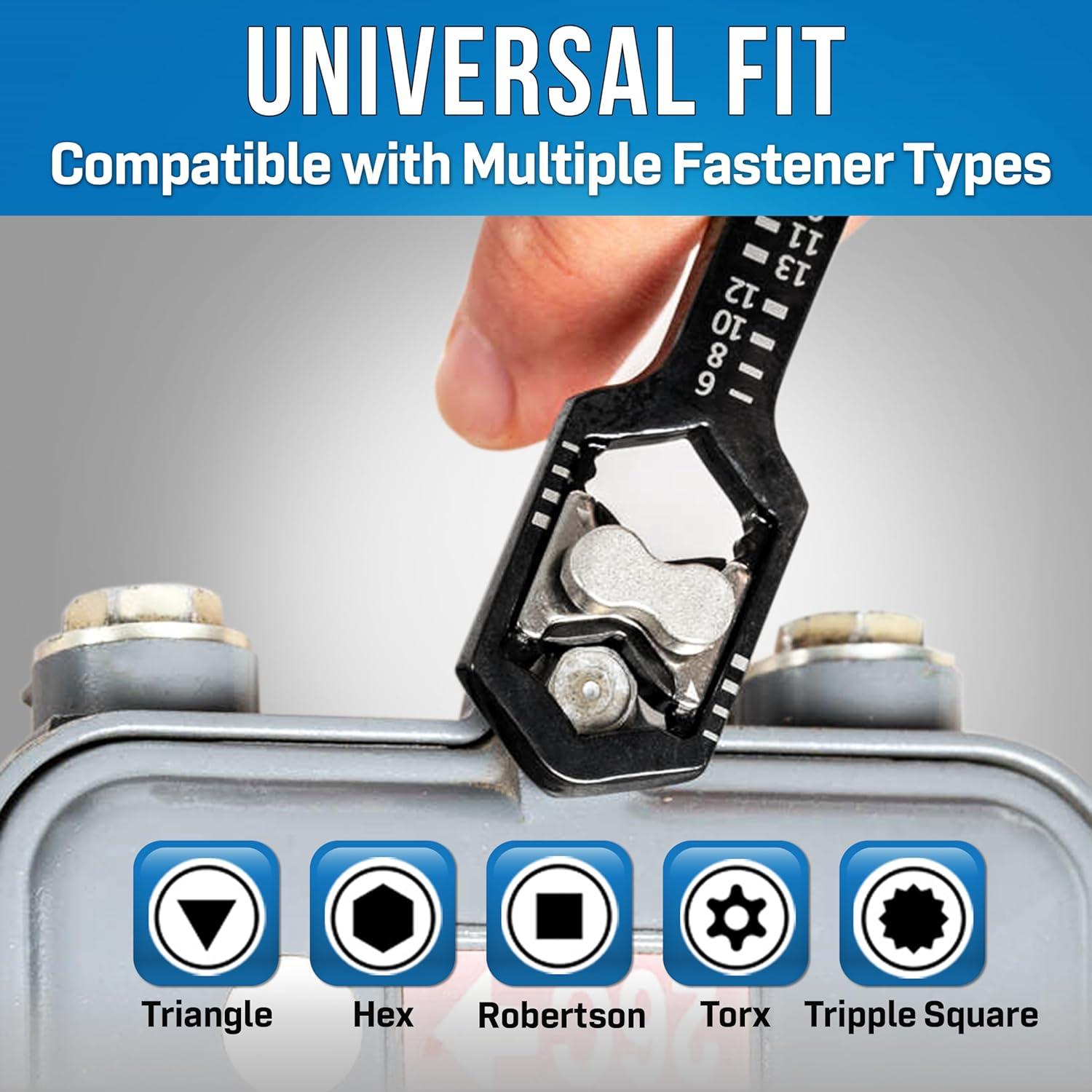 Llave Hexagonal Ajustable Jonard AHW-600 14-en-1 6-13mm