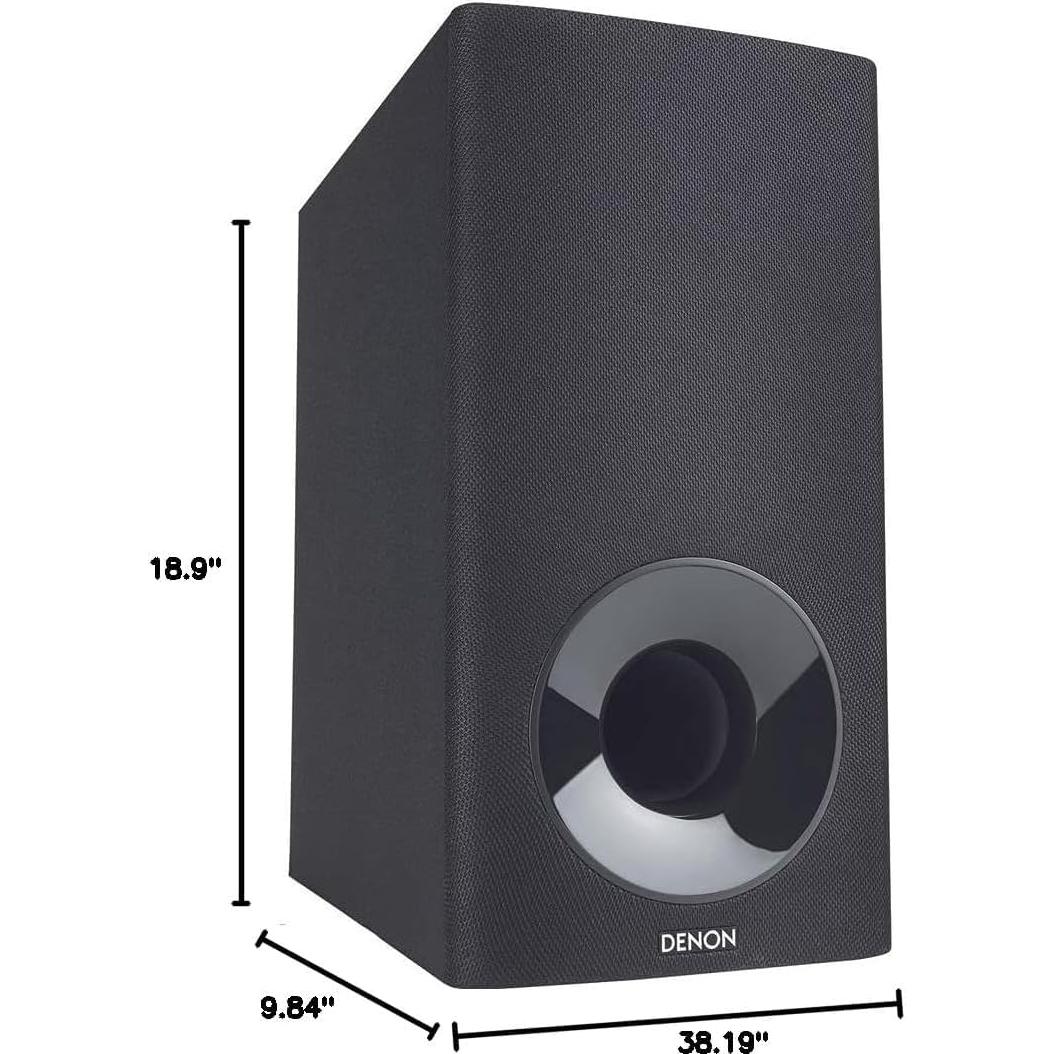 Barra de Sonido Denon DHT-S316 con Subwoofer Inalámbrico 2.1