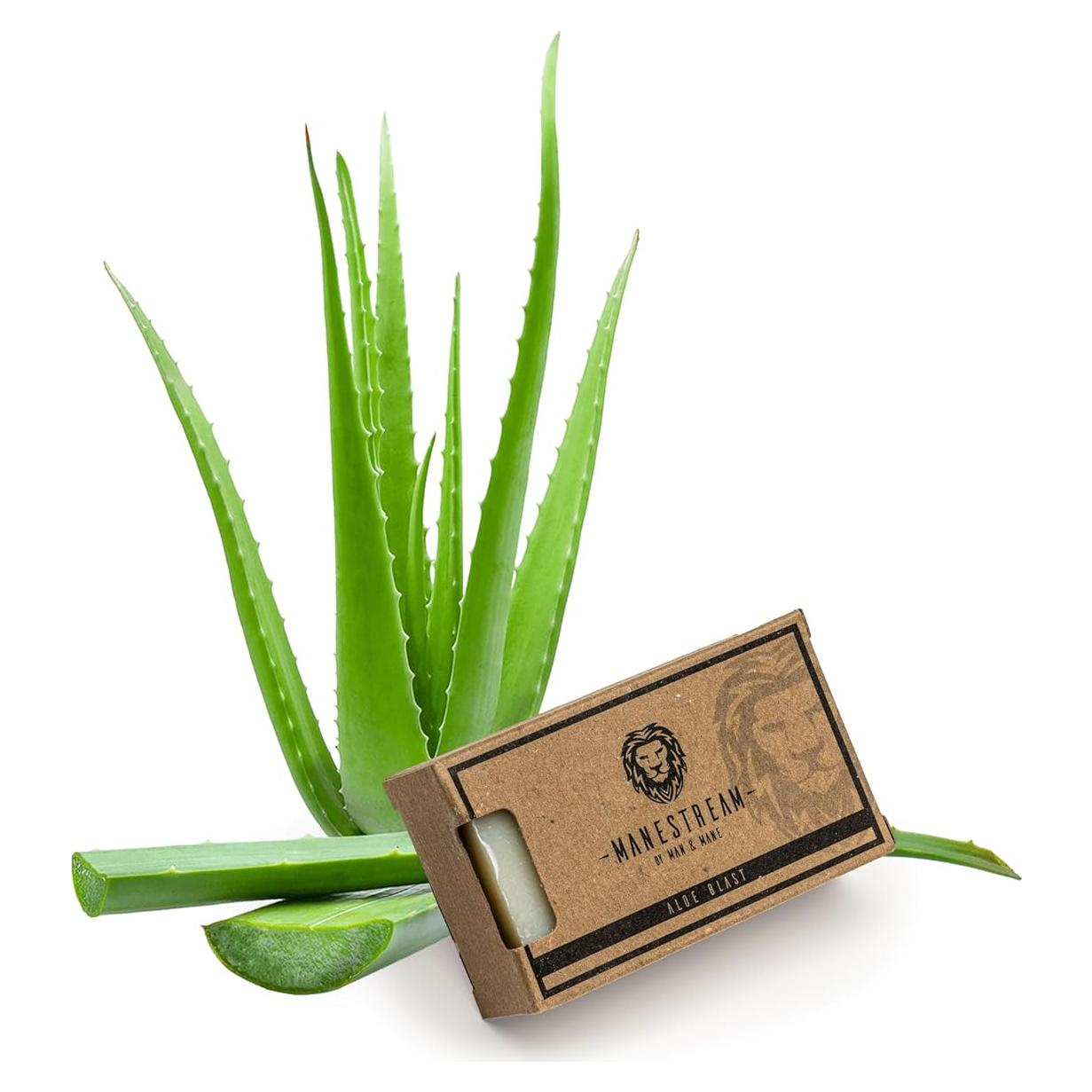 Jabón Natural MAN & MANE Aloe Vera y Caléndula 117g