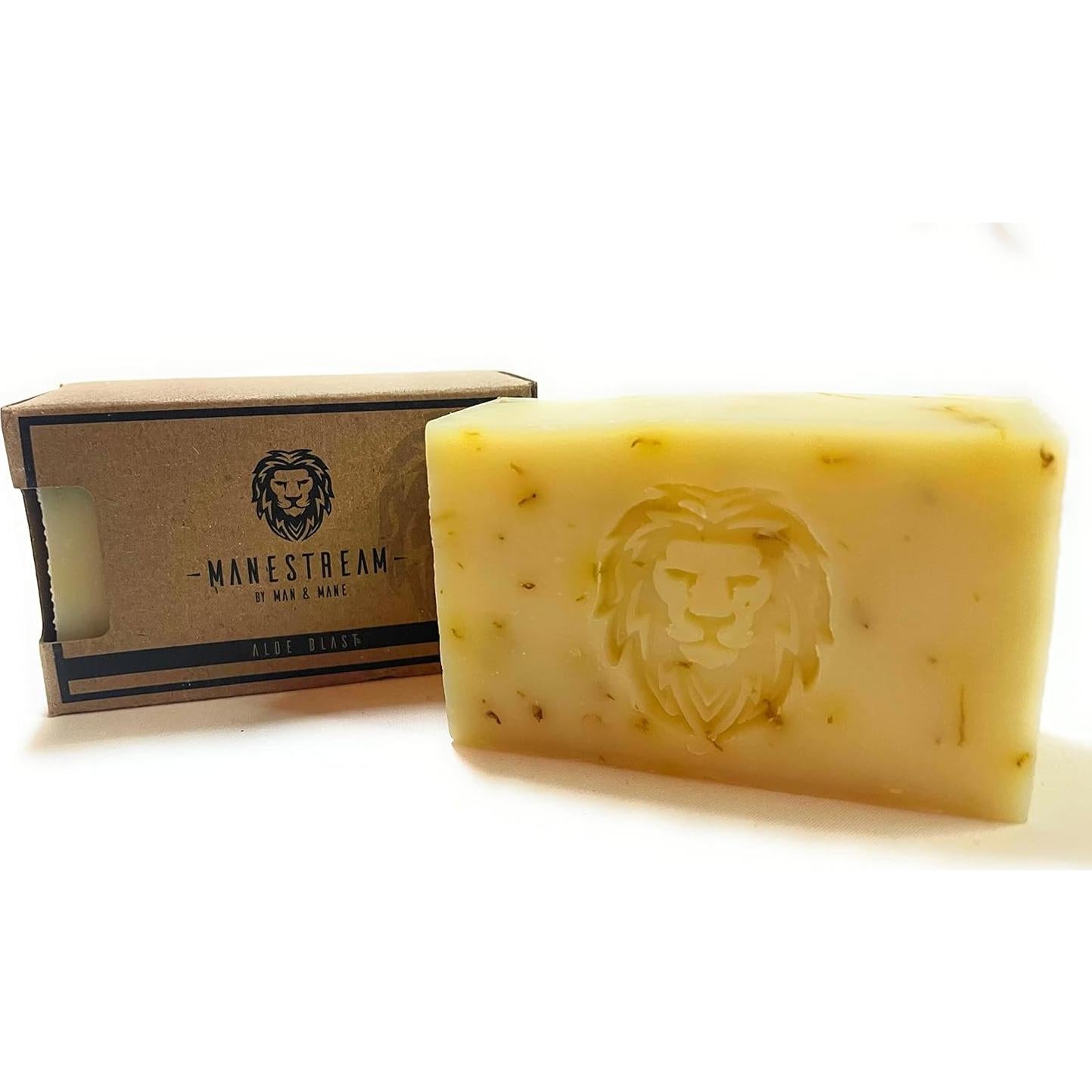 Jabón Natural MAN & MANE Aloe Vera y Caléndula 117g