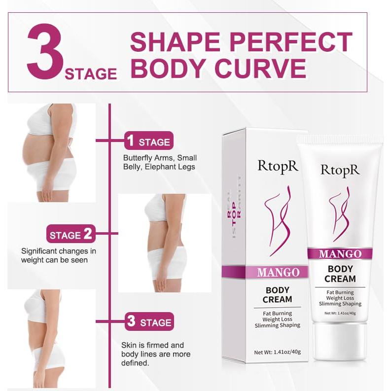 Crema Adelgazante BIOKUSY 1 PCS para Abdomen y Cintura - Natural