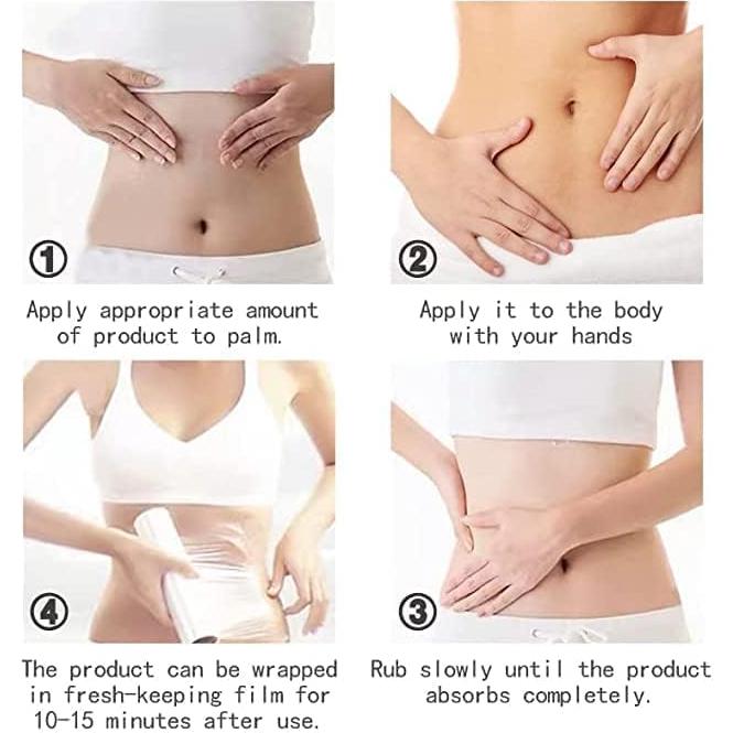 Crema Adelgazante BIOKUSY 1 PCS para Abdomen y Cintura - Natural