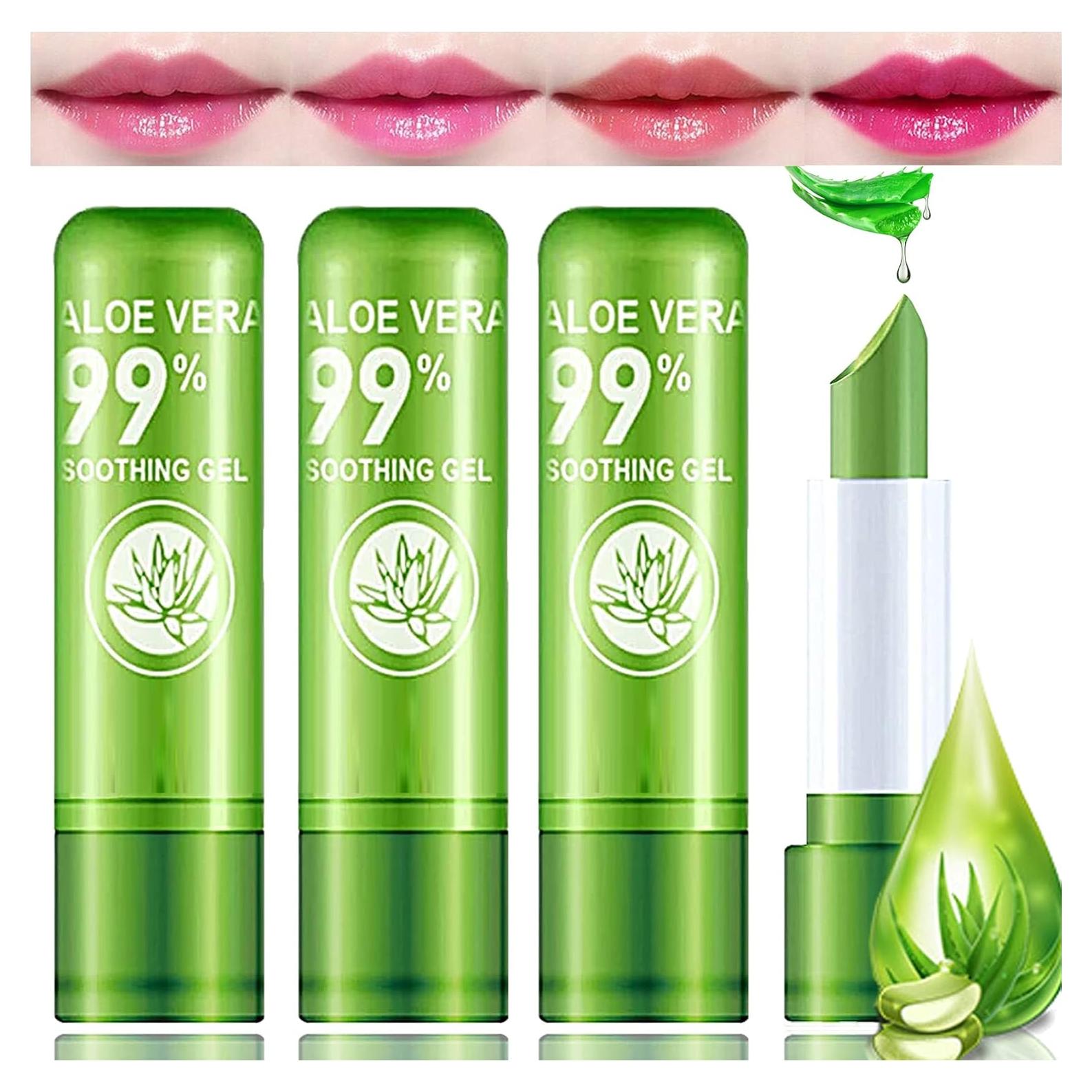 Paquete de 4 Labiales Hidratantes LZYLLS - Cambio de Color