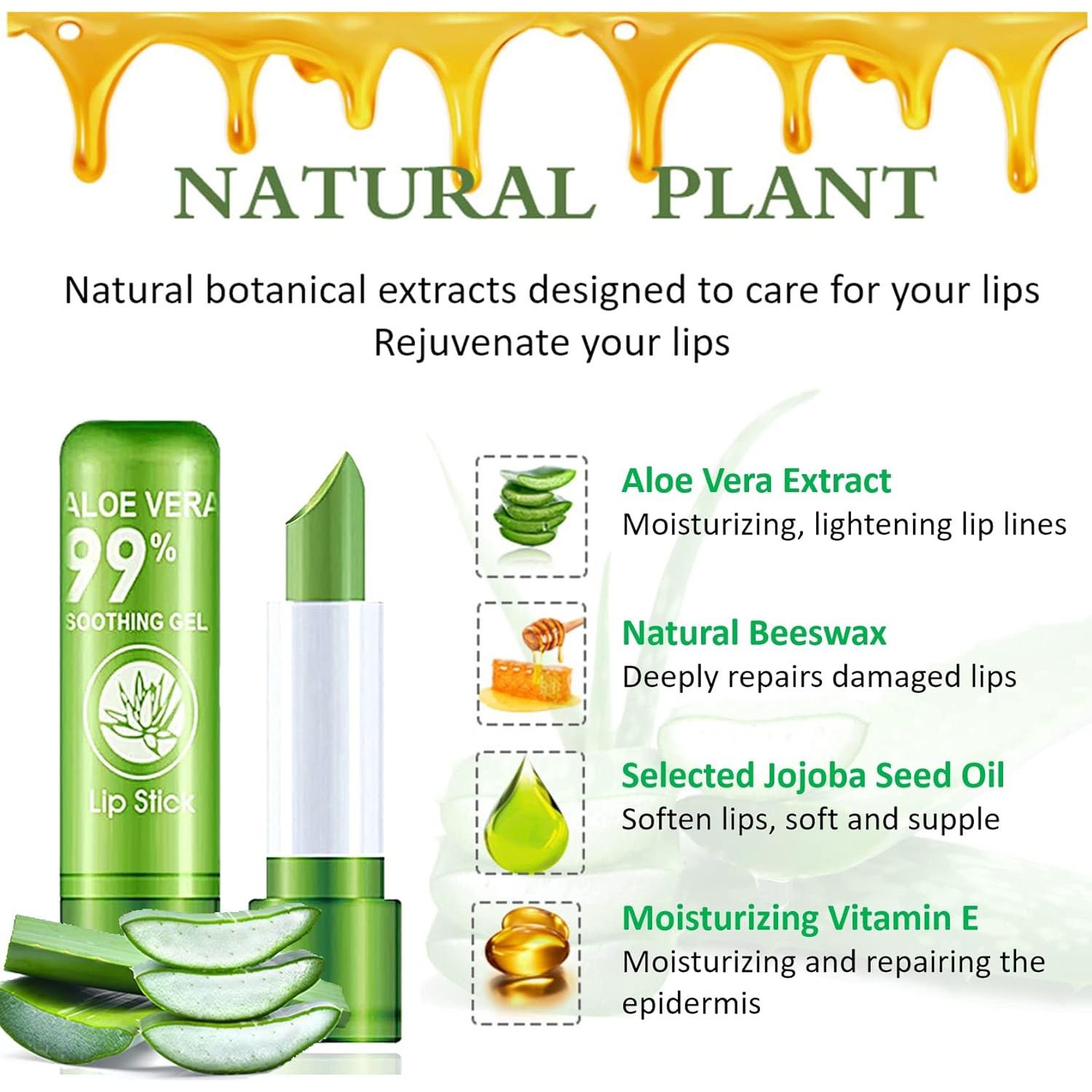 Paquete de 4 Labiales Hidratantes LZYLLS - Cambio de Color