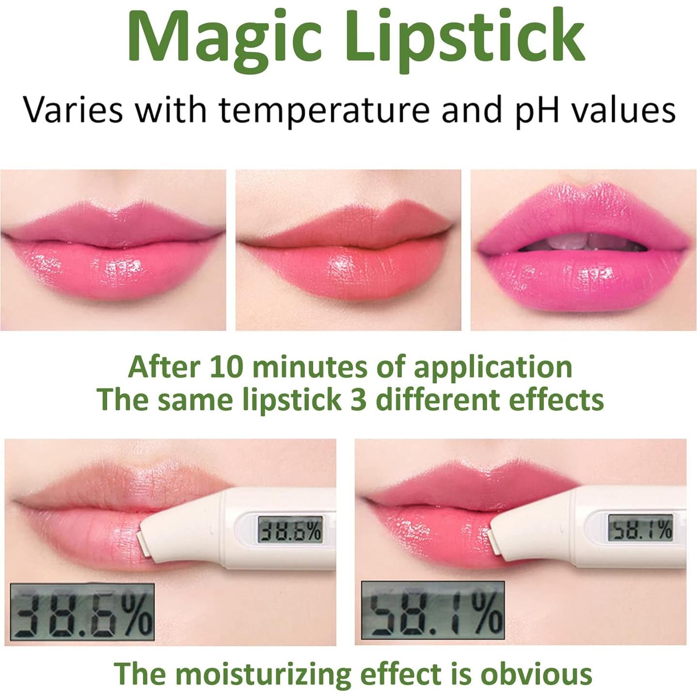 Paquete de 4 Labiales Hidratantes LZYLLS - Cambio de Color