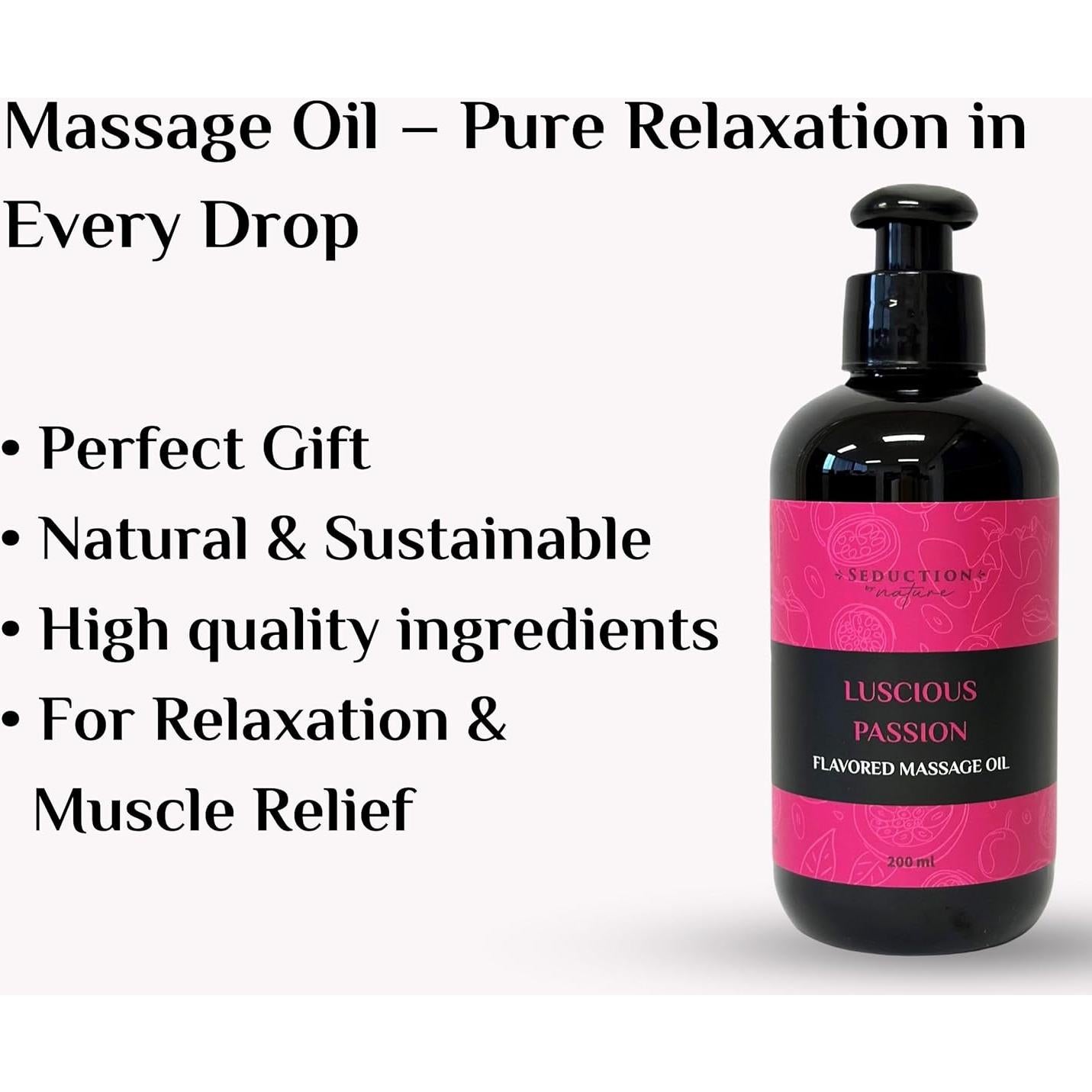 Aceite de Masaje Seduction by Nature Tropical 209g - Alivio Muscular