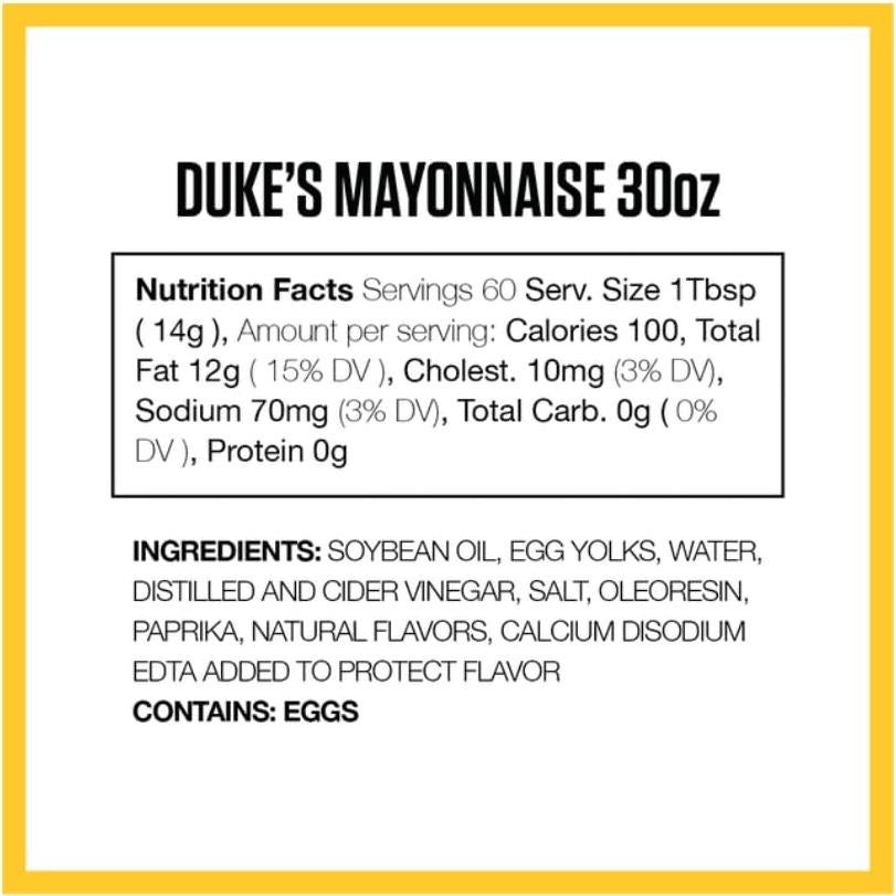 Mayonesa Duke Suave y Cremosa 3 Tarros de 850 g