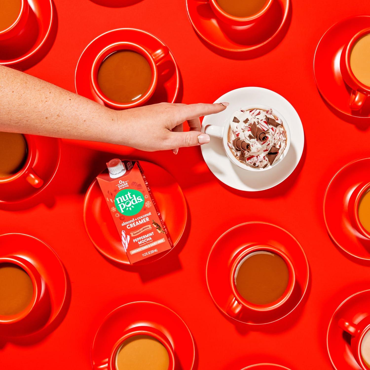 Crema Sin Azúcar Nutpods Menta Mocha 12x11.2oz Vegana