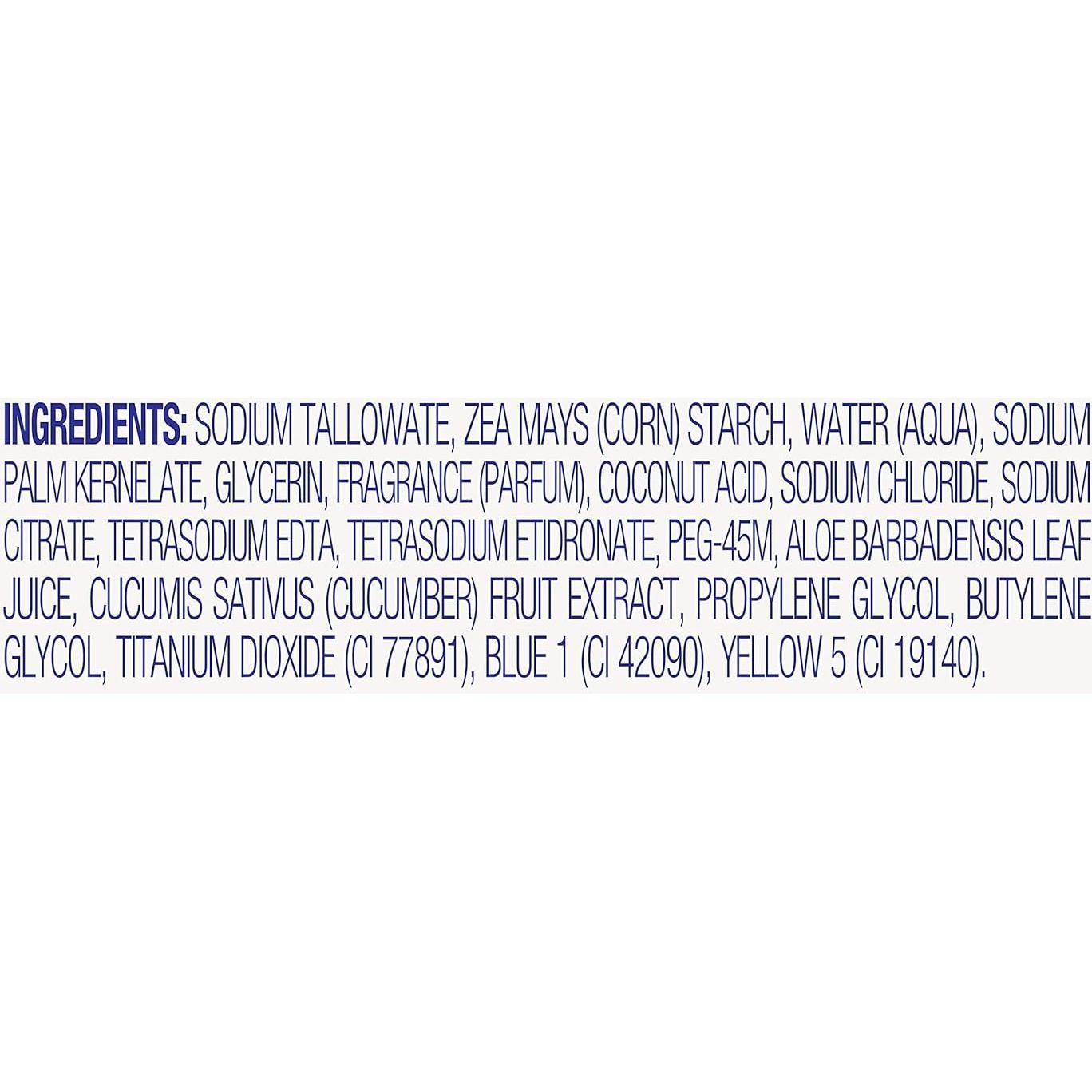 Jabón en barra Lever 2000 Aloe y Pepino 226.8g (Paquete de 2)