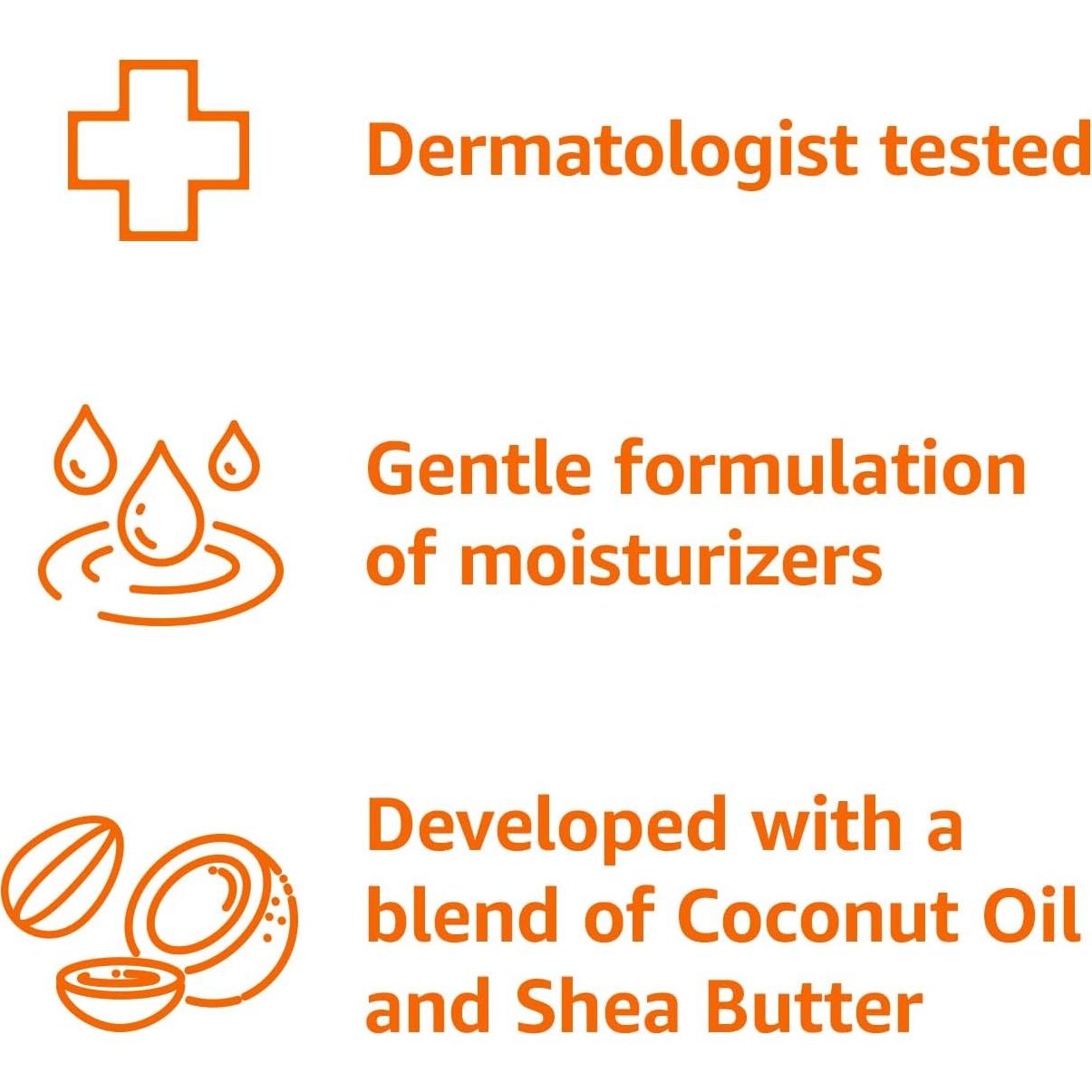 Jabón Corporal Hidratante Amazon Basics 650 ml Sin Parabenos