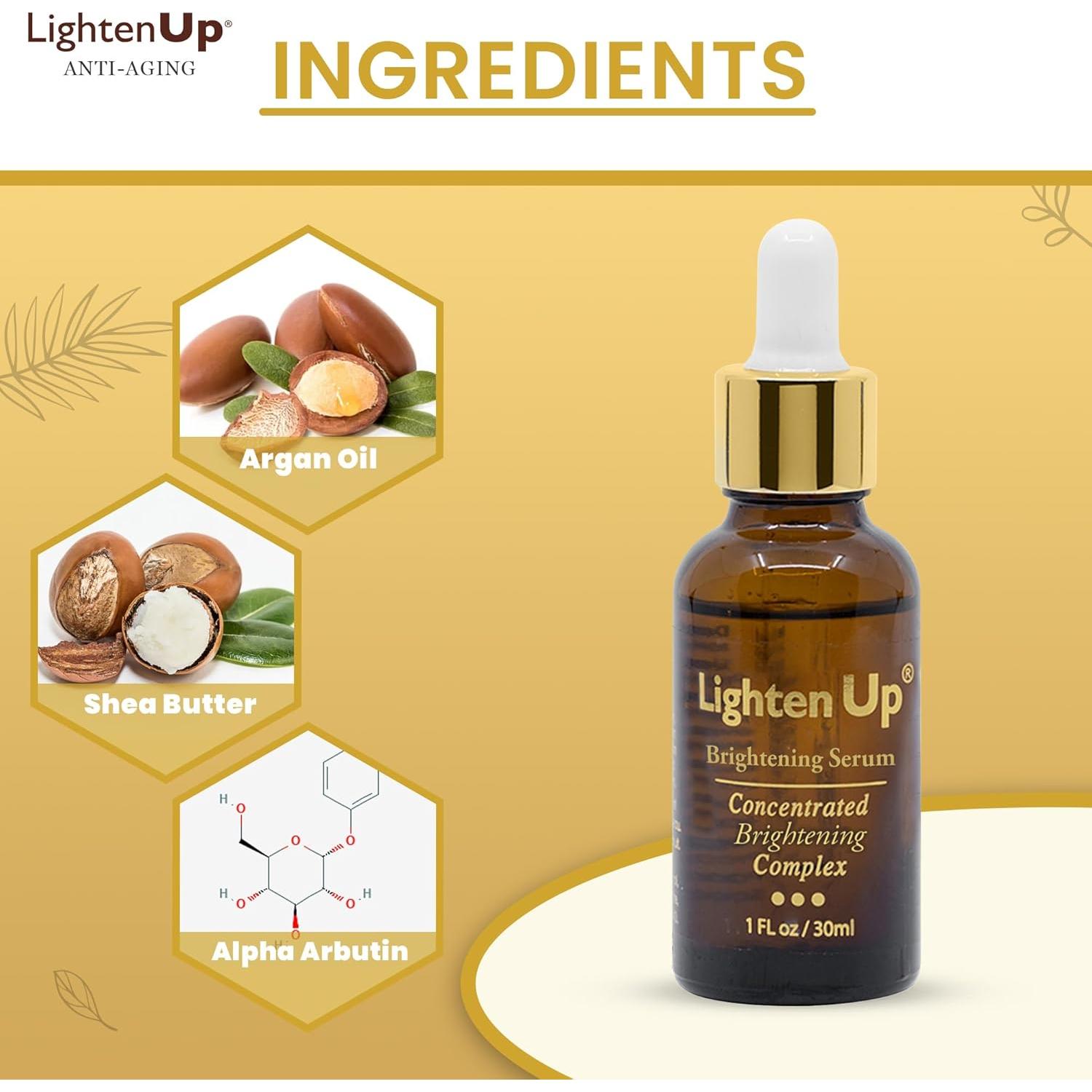 Suero Aclarador OMIC Lighten-Up 30 ml con Aceite de Argán